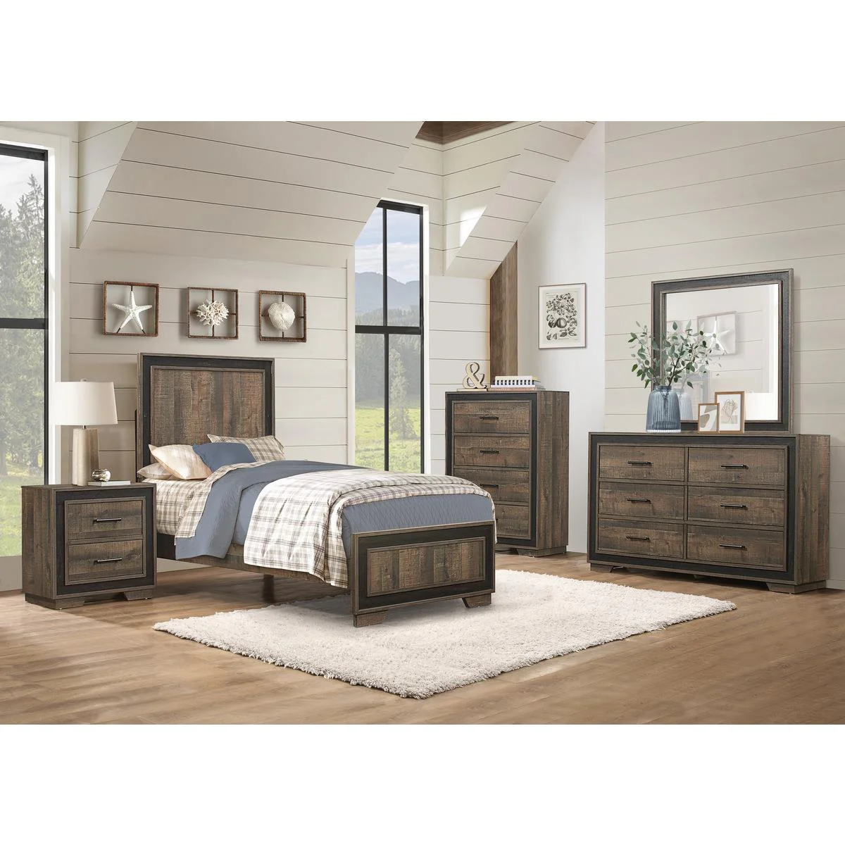 Homelegance Ellendale Twin Panel Bed 1695T-1* - Image 3