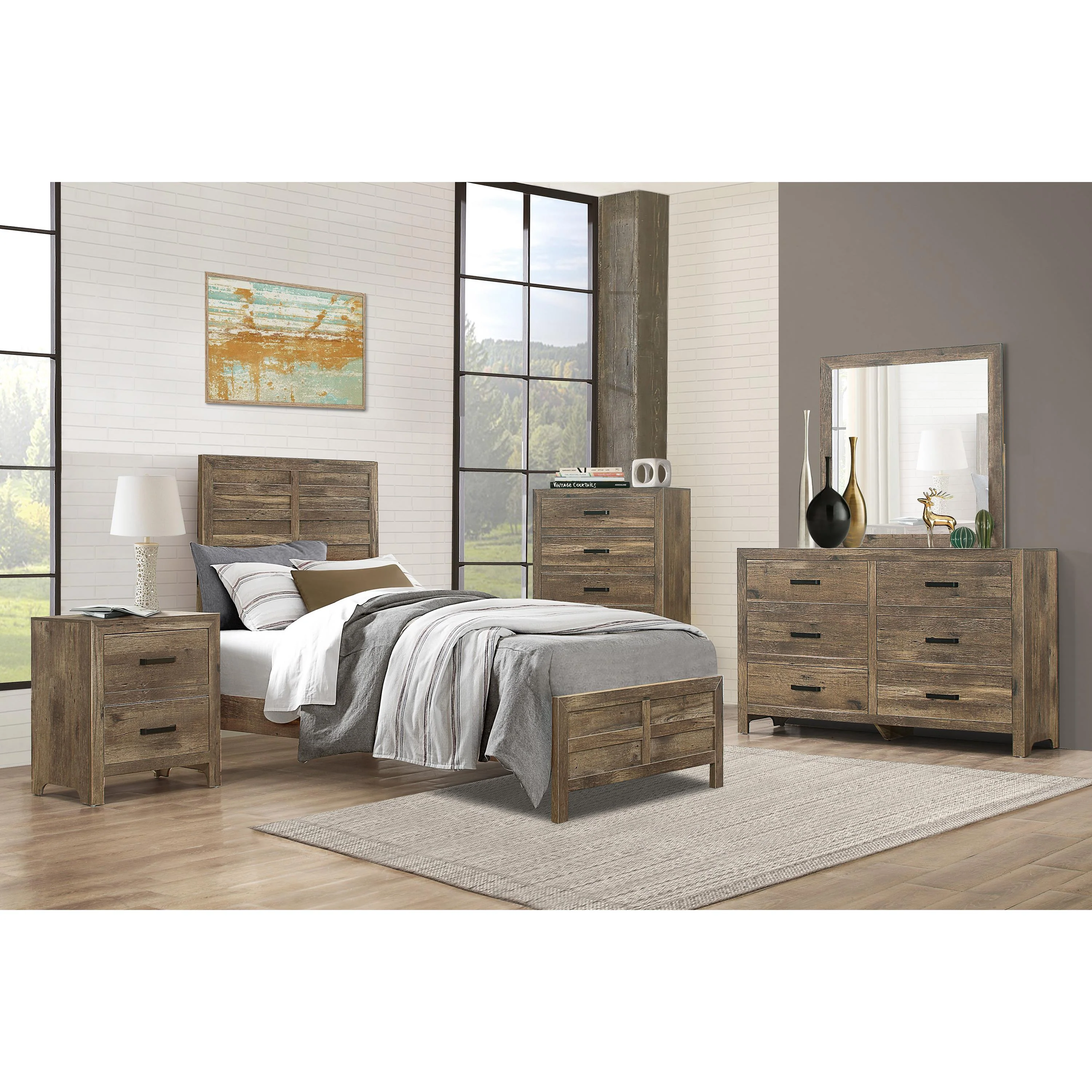 Homelegance Mandan 1910T-1* Twin Bed - Image 3