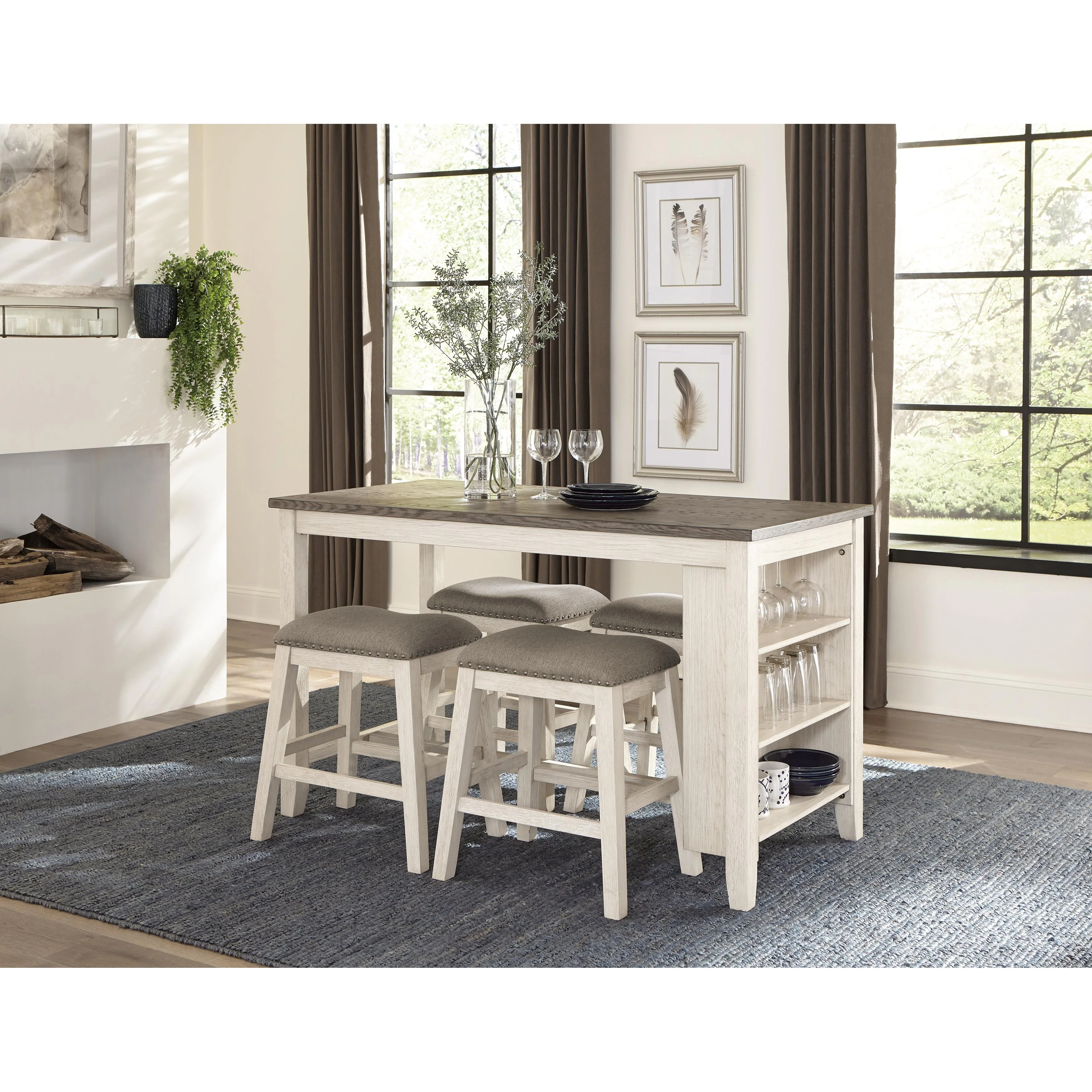 Homelegance Timbre 5603WW-24 Counter Height Stool - Image 3