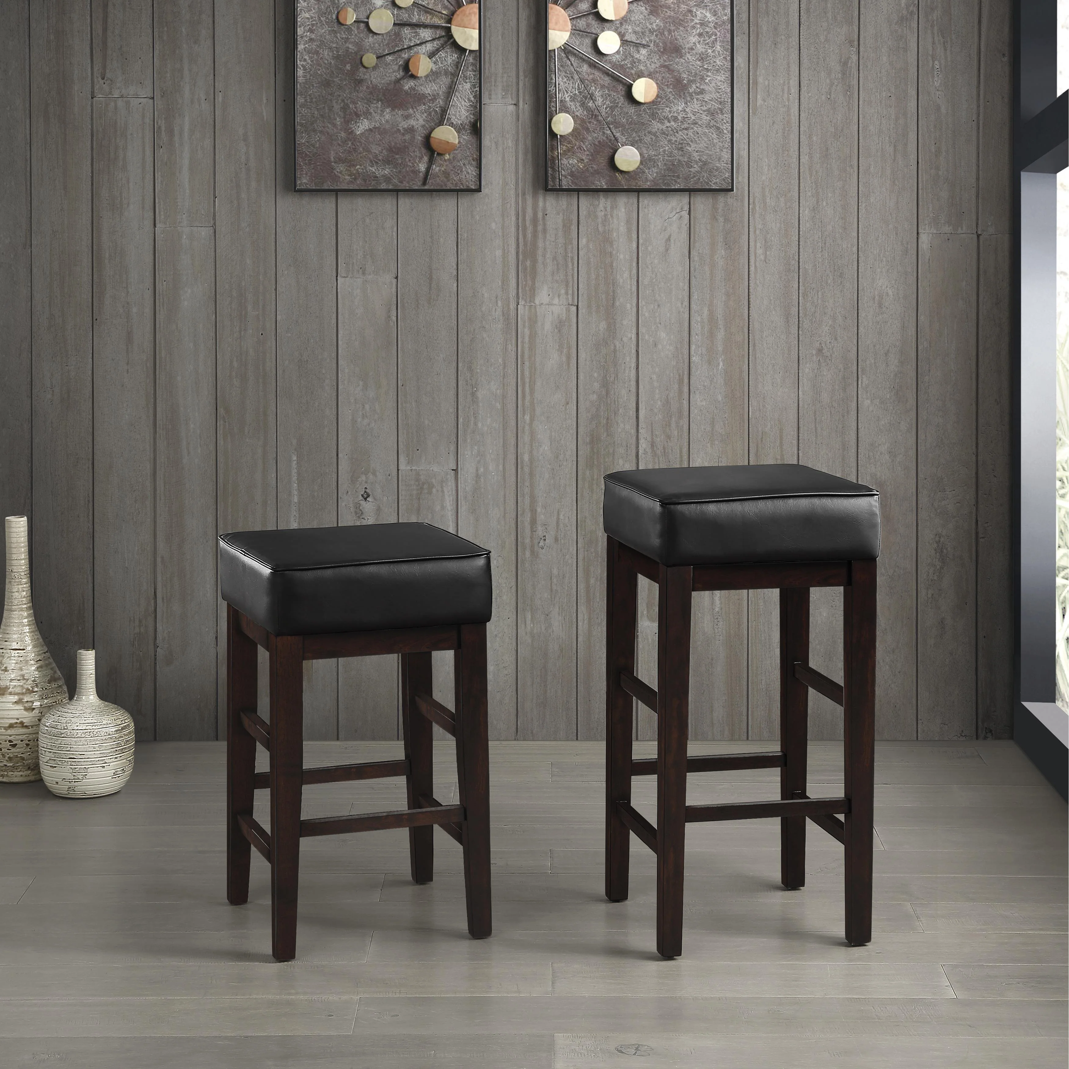 Homelegance Pittsville 5684BK-29 Pub Height Stool - Image 3
