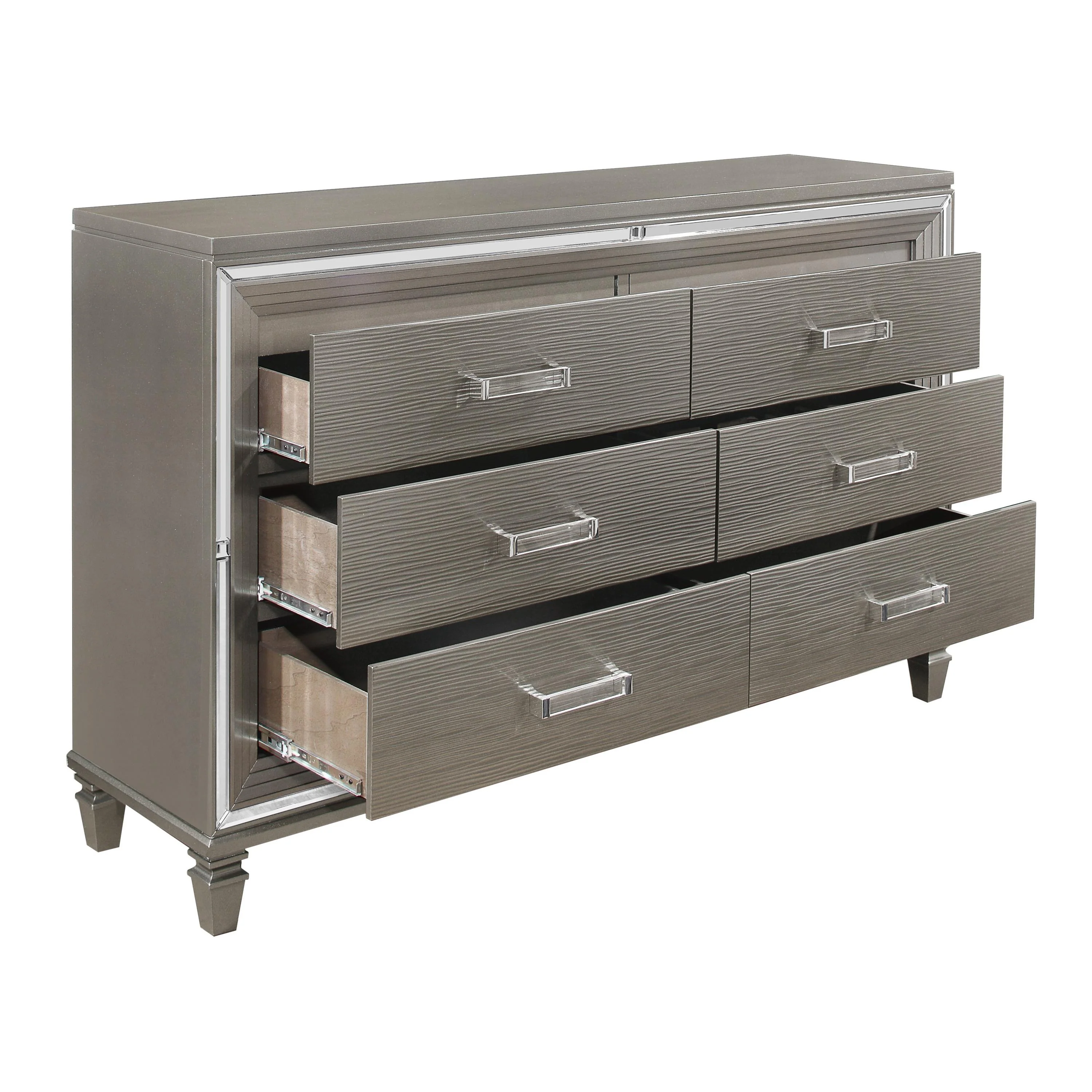 Homelegance Tamsin 1616-5 Dresser, Two Hidden Jewelry Boxes - Image 2