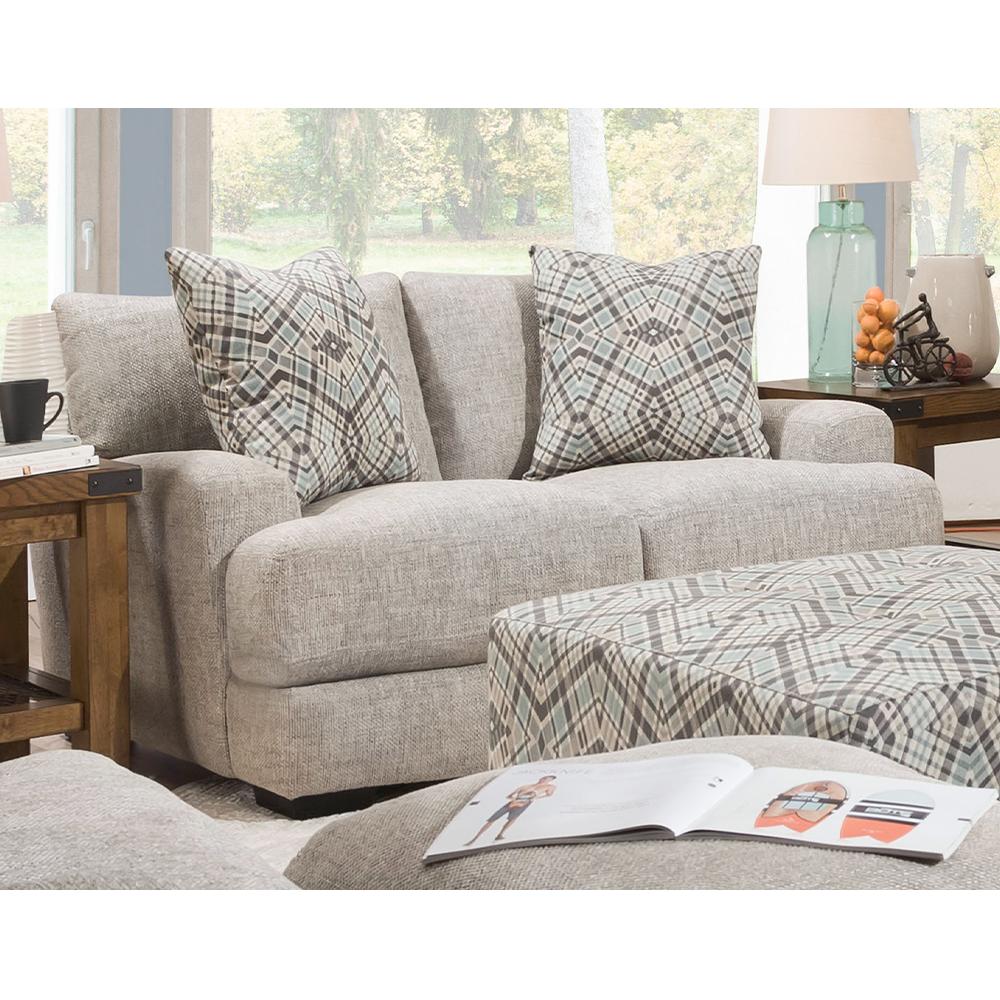 Franklin Crosby Stationary Fabric Loveseat 90320 3932-25 - Image 1