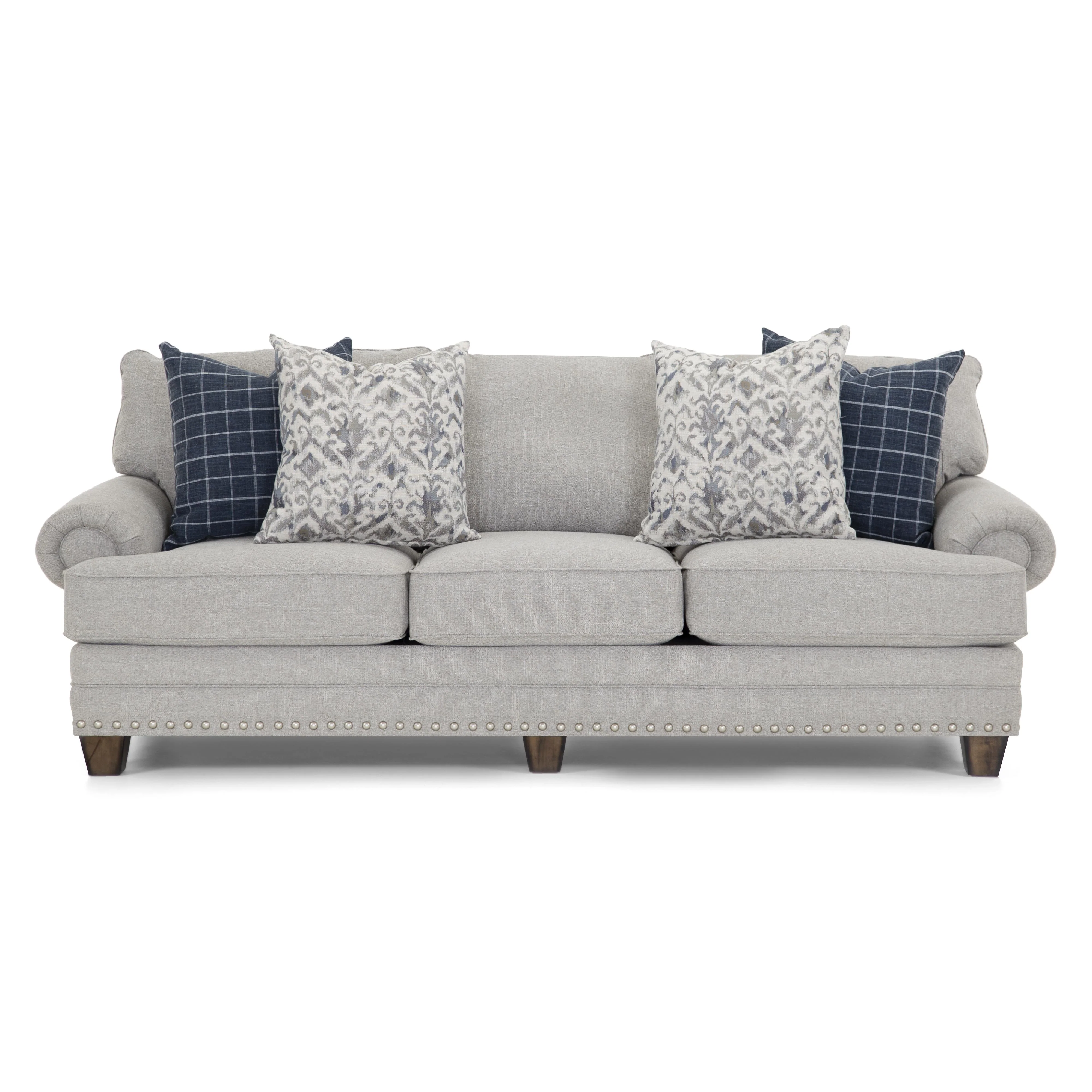 Franklin Fletcher Stationary Fabric Sofa 91640 3905-07 - Image 1