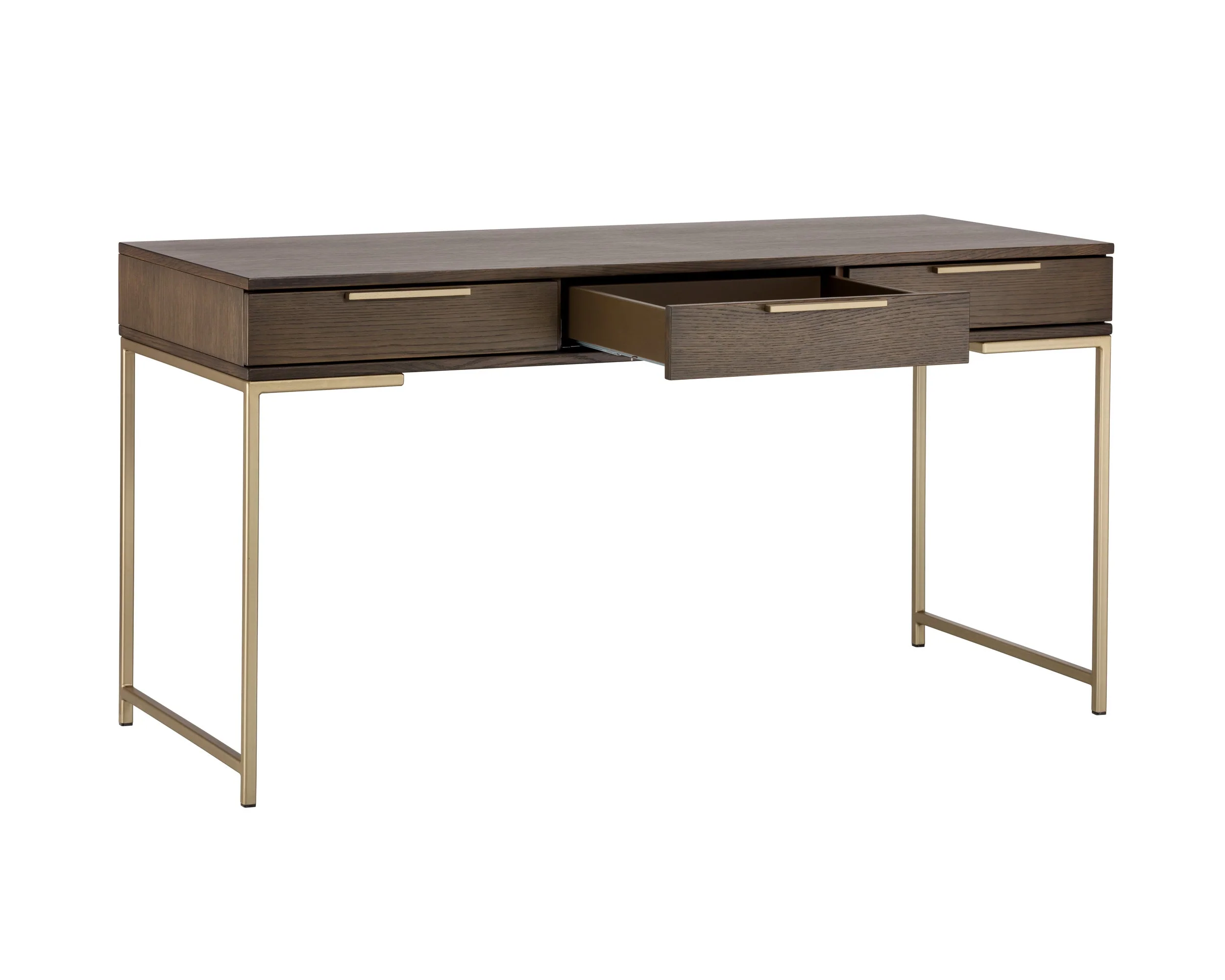 Rebel Desk - Gold - Raw Umber - Image 3