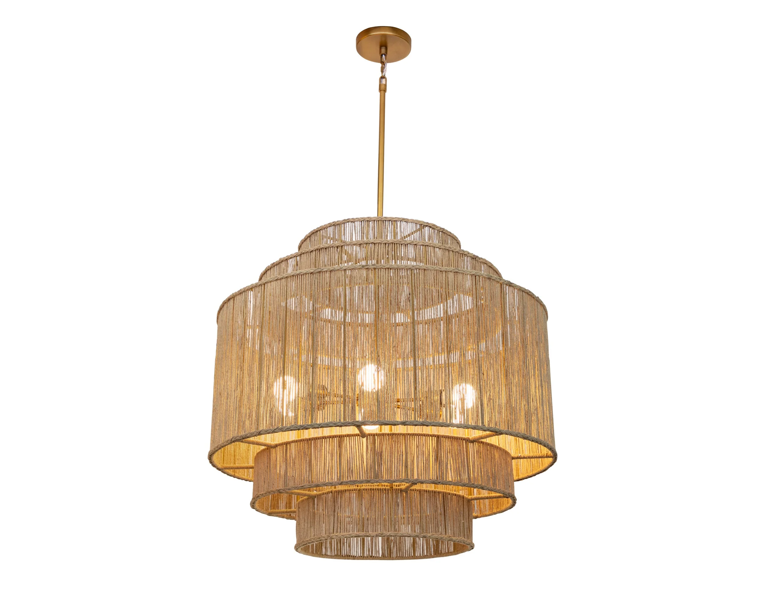 Alyssa Chandelier - Natural Jute - Image 2