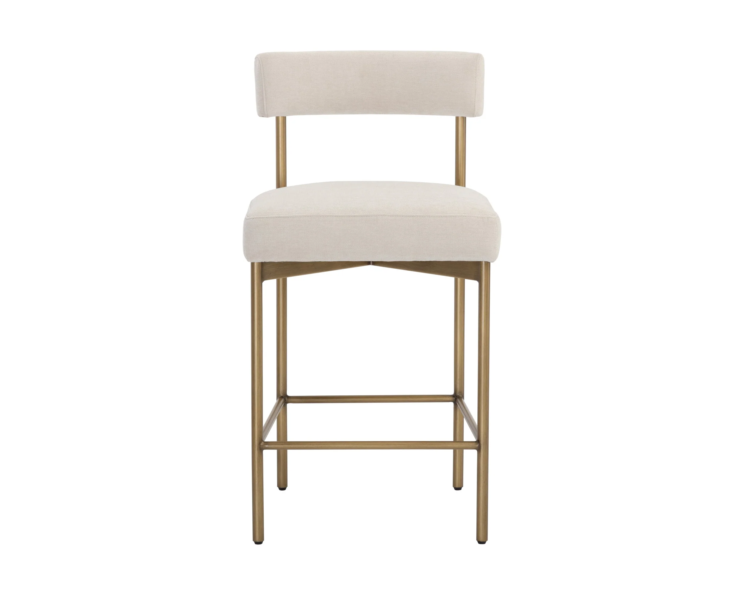 Seneca Counter Stool - Antique Brass - Danny Ivory - Image 2