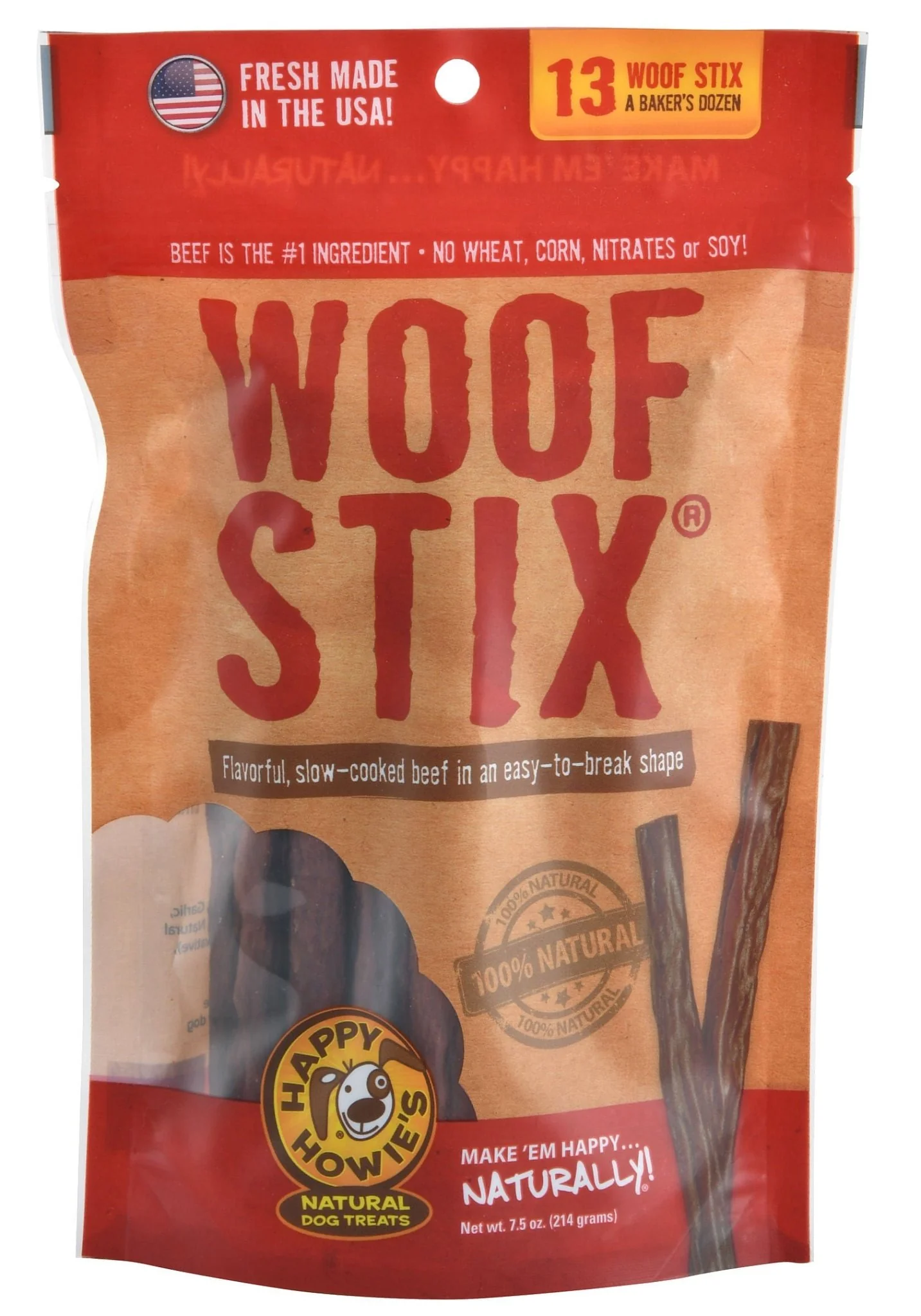 Happy Howie's Woof Stix Dog Soft Chew Treat - Image 3