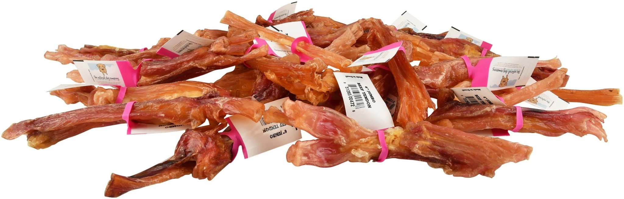 6″ Jumbo Beef Tendon Dog Chews
