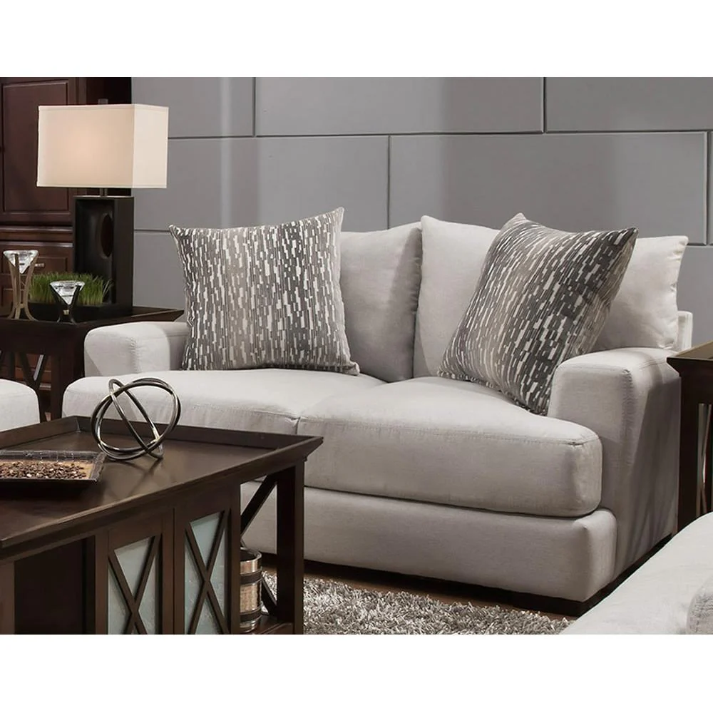 Franklin Antonia Stationary Fabric Loveseat 808-20 3514-08 - Image 1