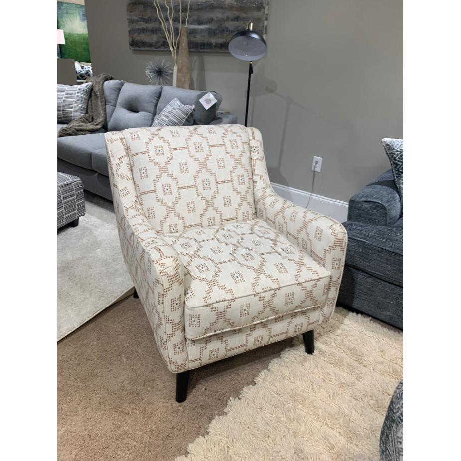 Fusion Furniture Stationary Fabric Accent Chair 240 SEVILLE PAPRIKA - Image 2