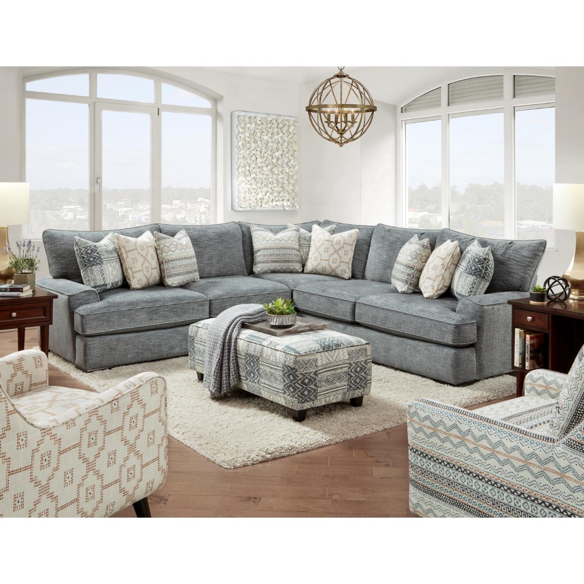 Fusion Furniture Stationary Fabric Accent Chair 290 RIVERDALE QUARRY - Image 2