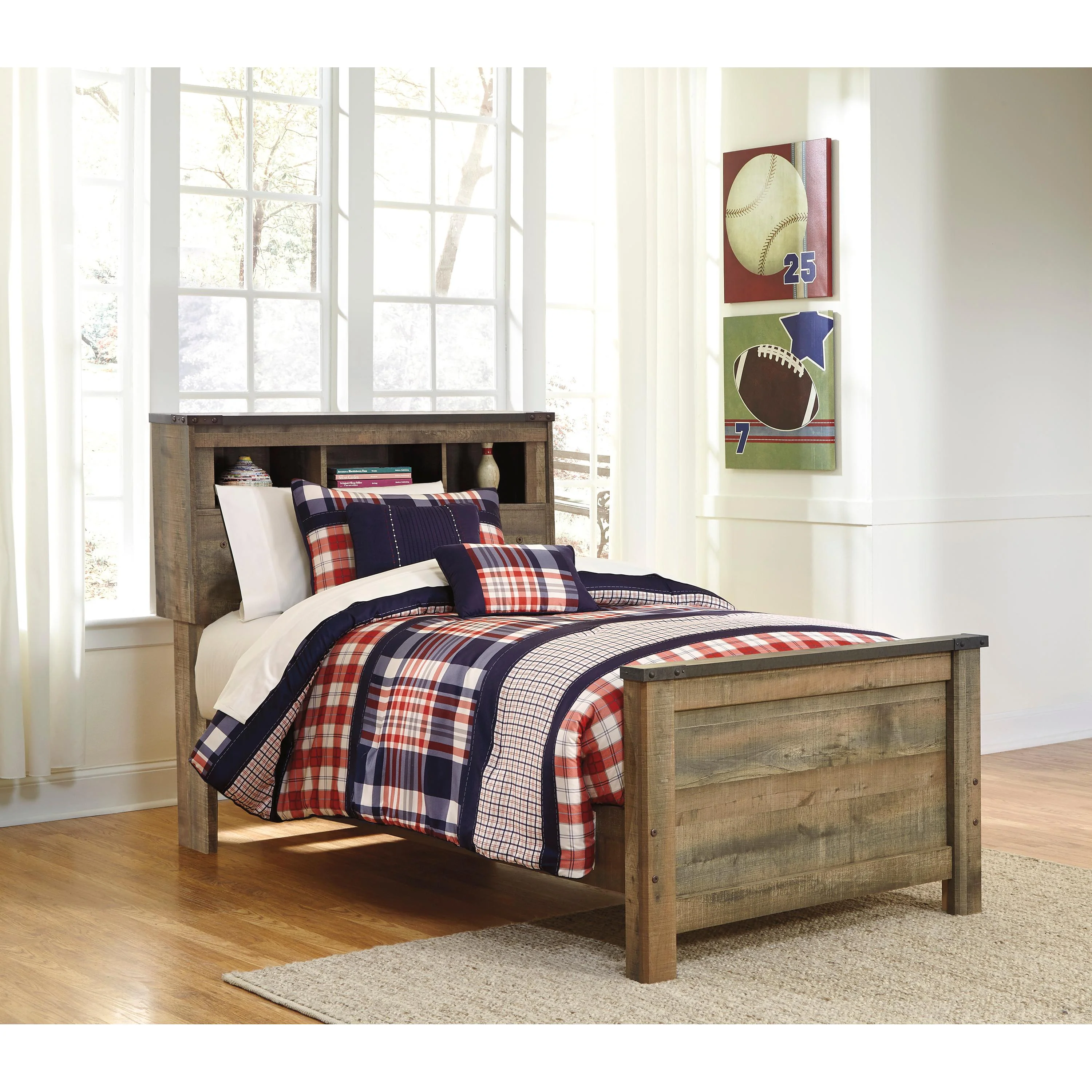 Signature Design by Ashley Trinell B446B21 Twin Bookcase Bed - Image 2