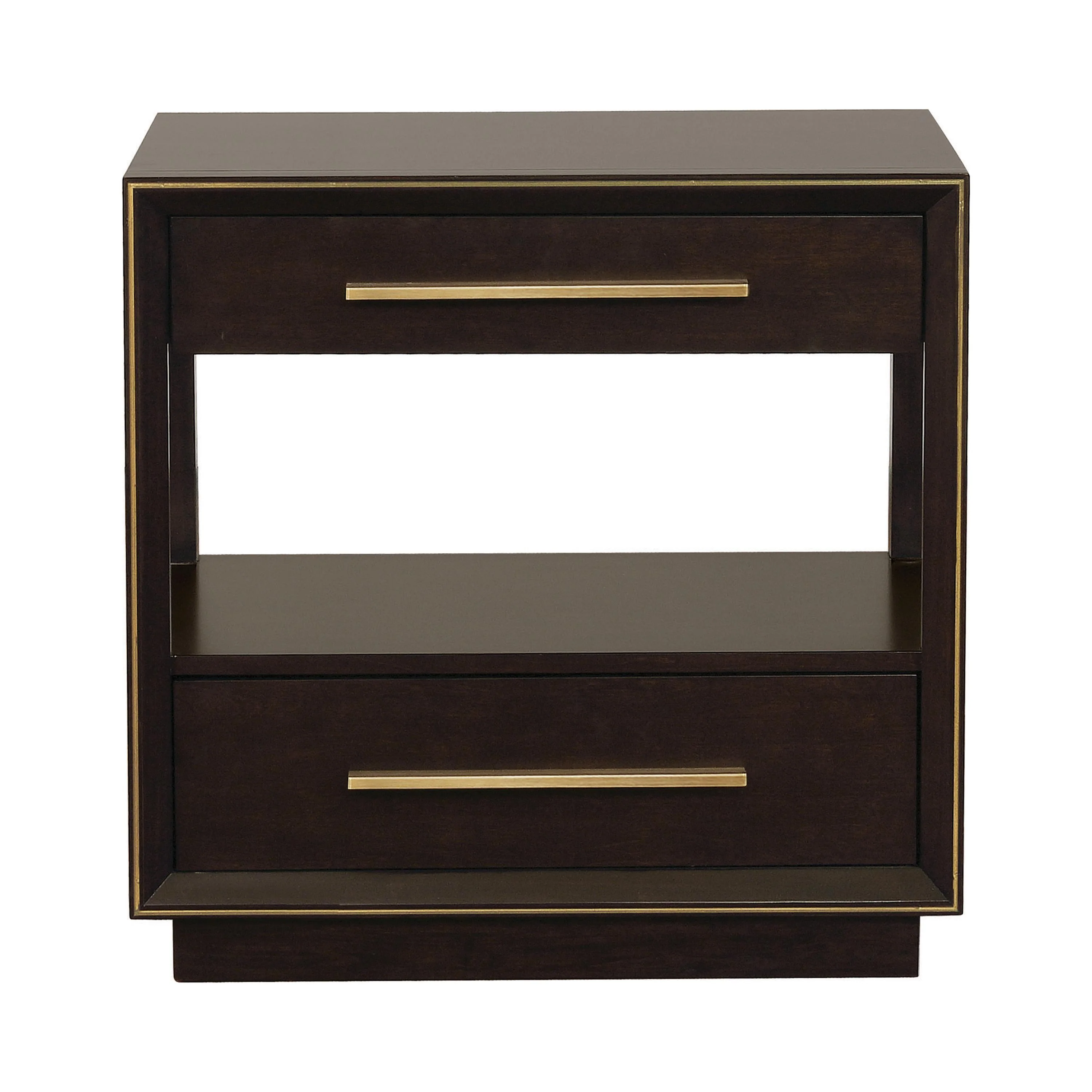 Coaster Furniture Durango 223262 2-Drawer Nightstand – Smoked Peppercorn
