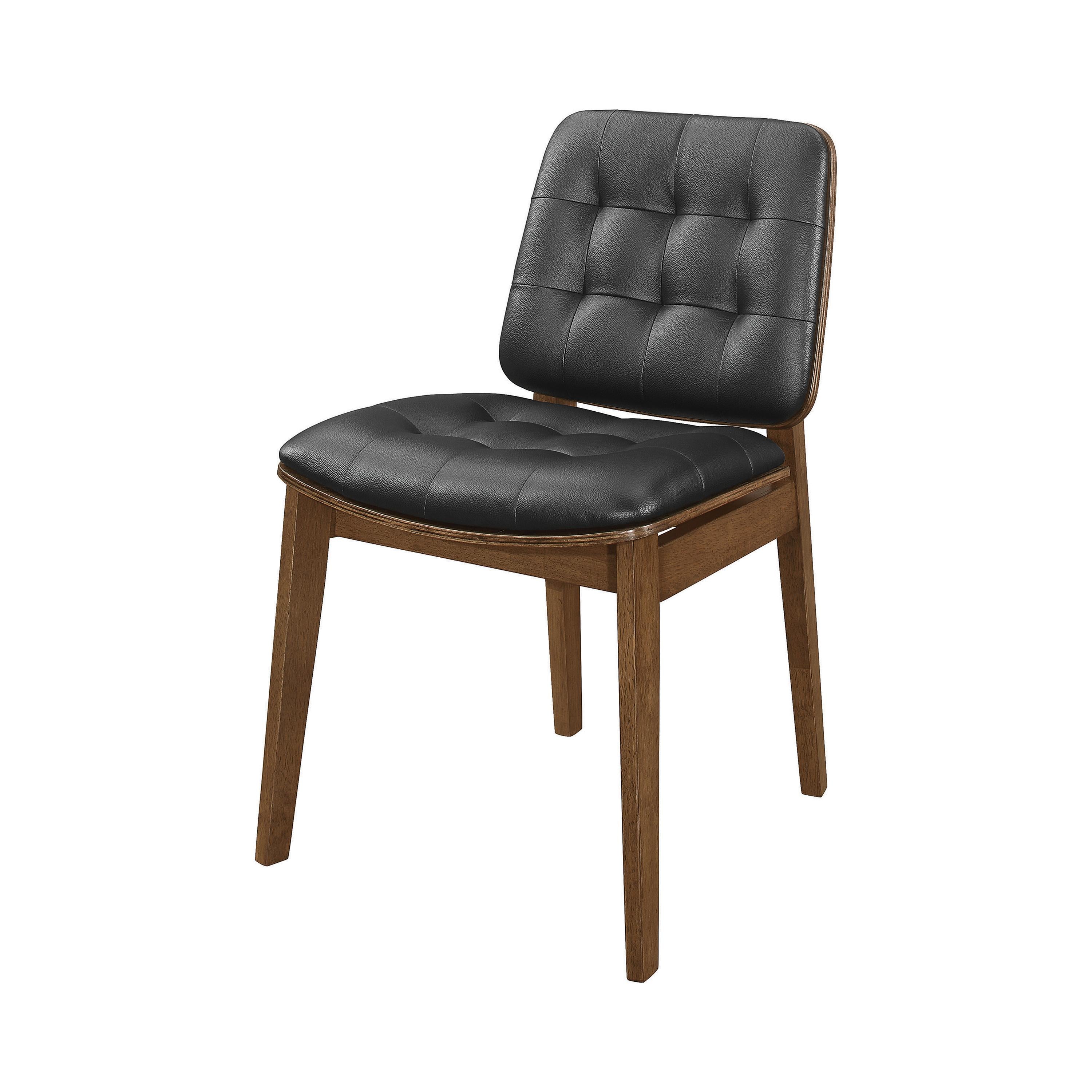 Coaster Furniture Redbridge 106596 Upholstered Dining Side Chair - Walnut - Image 1