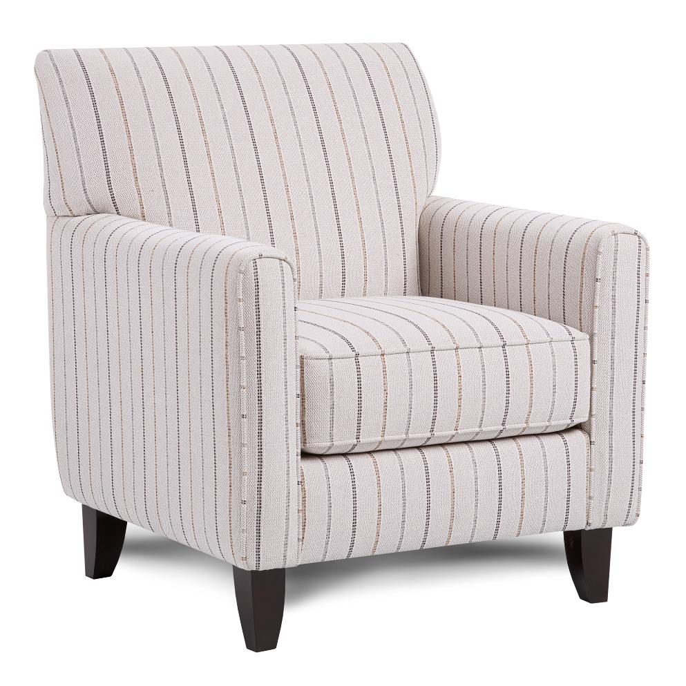 Fusion Furniture Stationary Fabric Accent Chair 702 FAYA HEATHER - Image 1