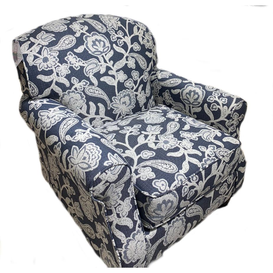 Fusion Furniture Stationary Fabric Accent Chair 532 SOPHIE INDIGO - Image 1