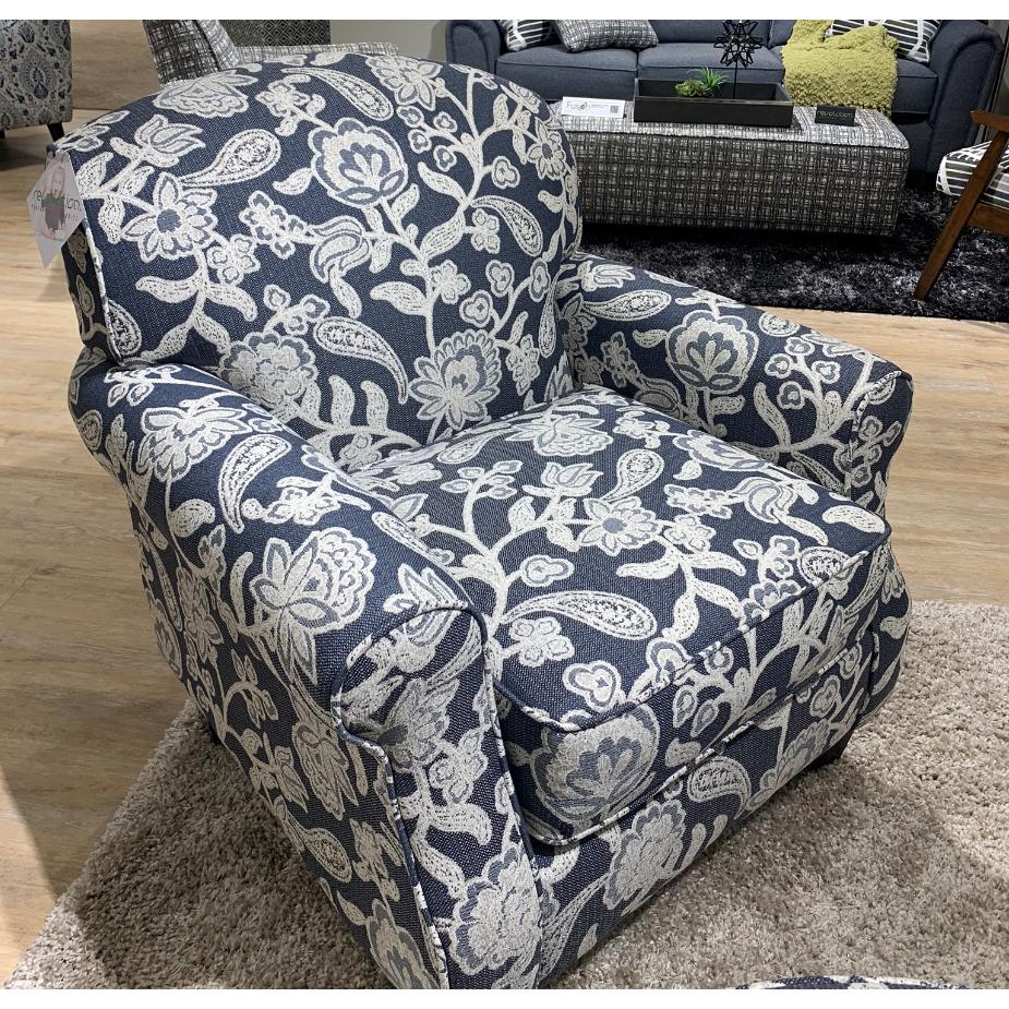 Fusion Furniture Stationary Fabric Accent Chair 532 SOPHIE INDIGO - Image 2
