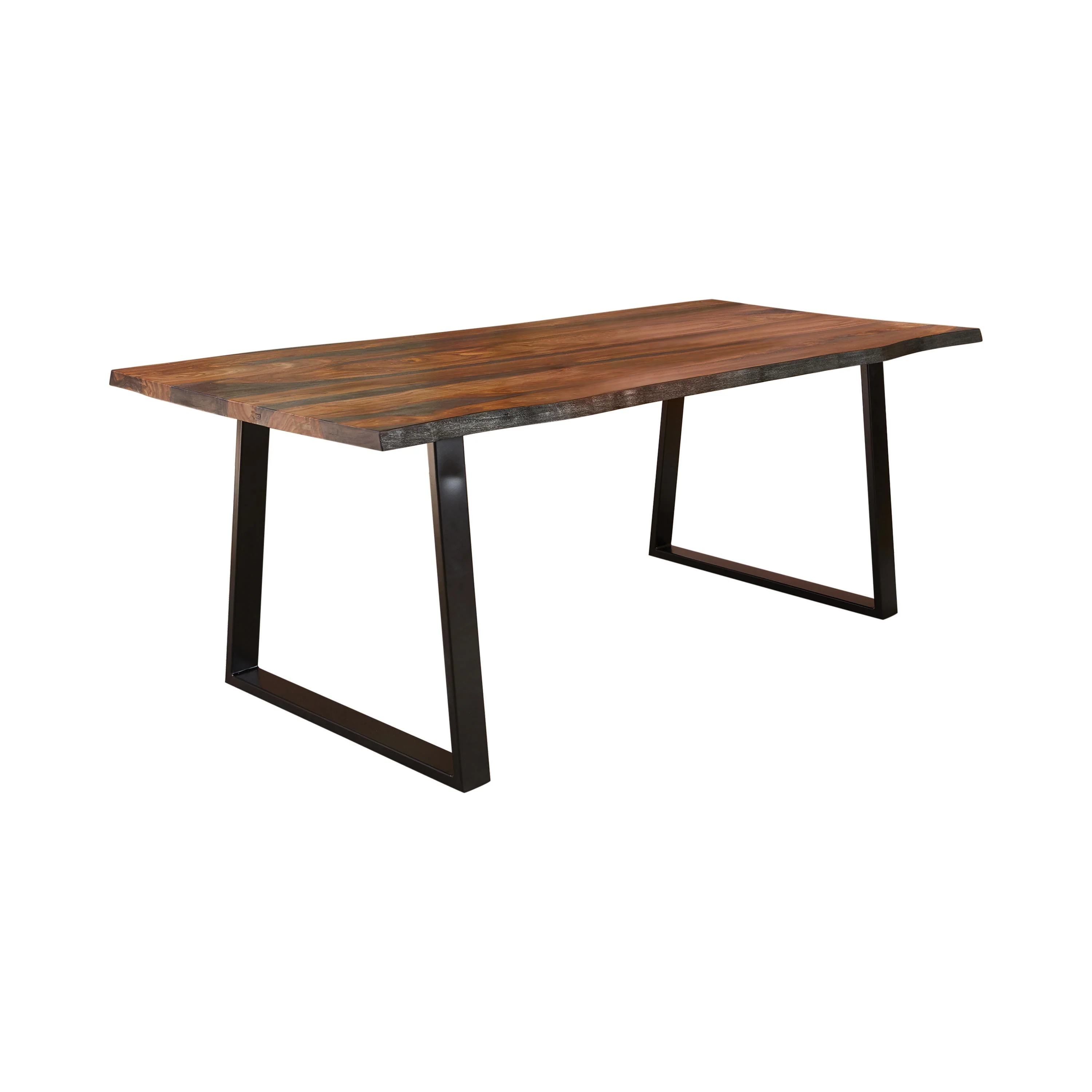 Coaster Furniture Ditman 110181 80-inch Live Edge Dining Table - Grey Sheesham - Image 1