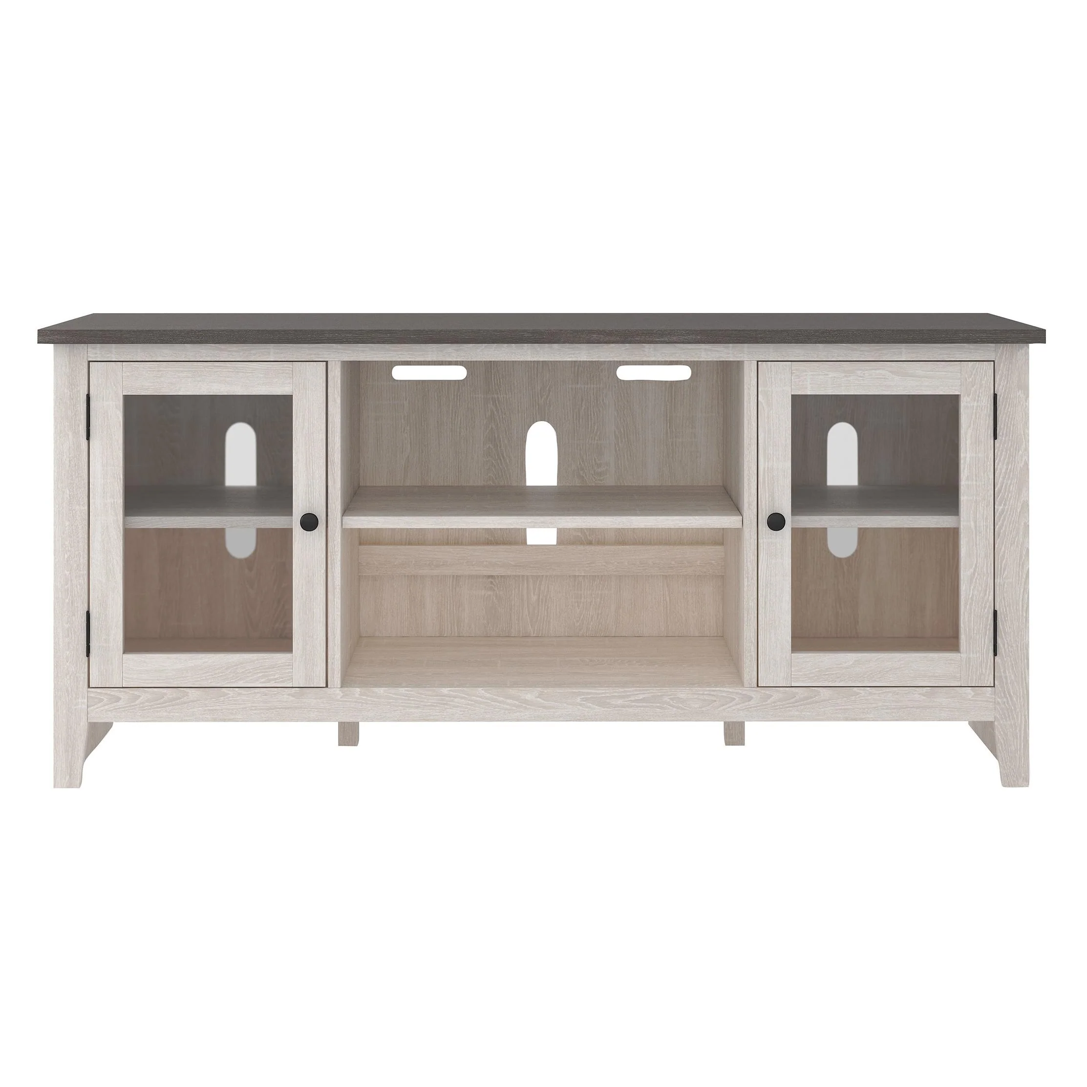 Signature Design by Ashley Dorrinson W287-68 Large TV Stand with Fireplace Option - Image 2