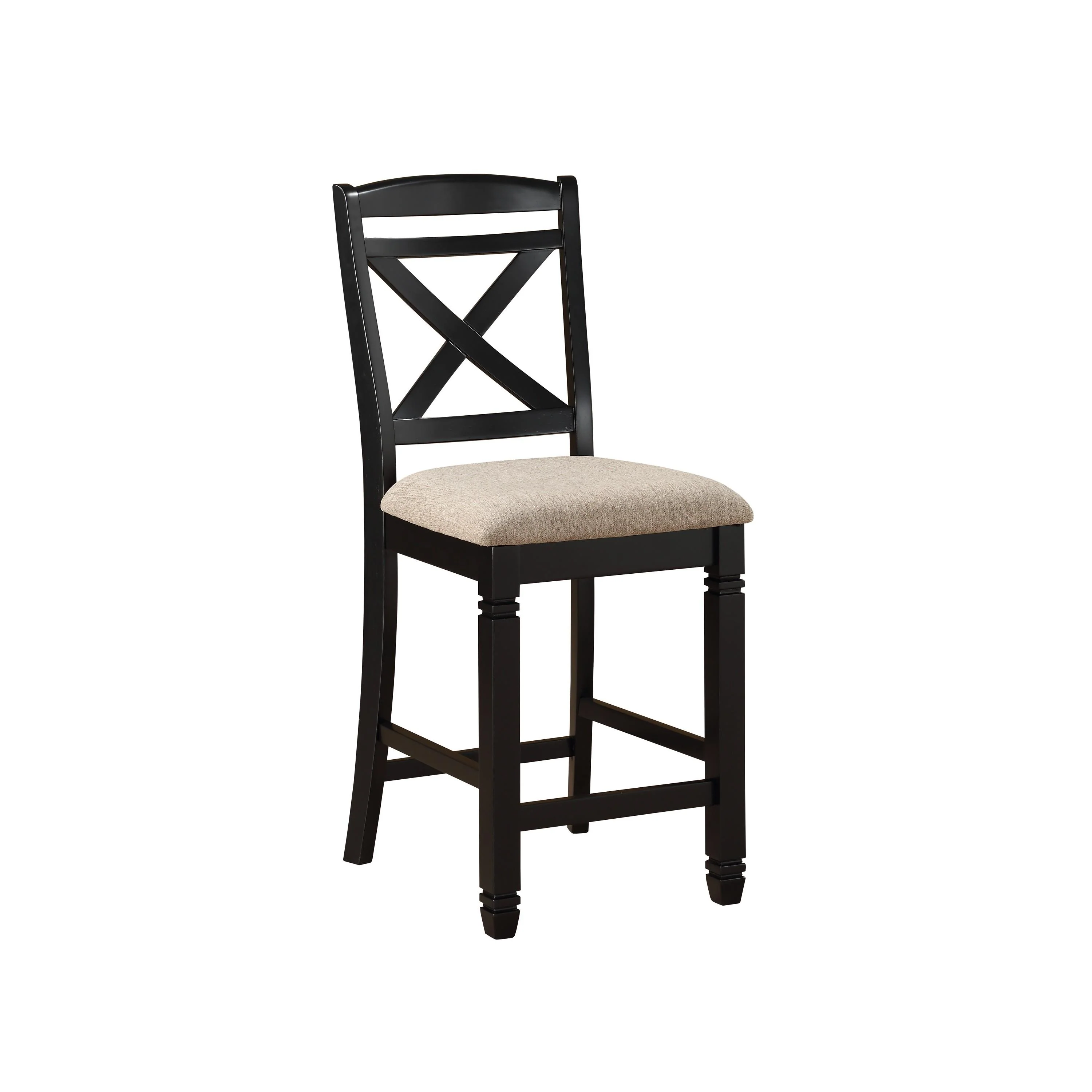 Homelegance Baywater 5705BK-24 Counter Height Chair - Image 2