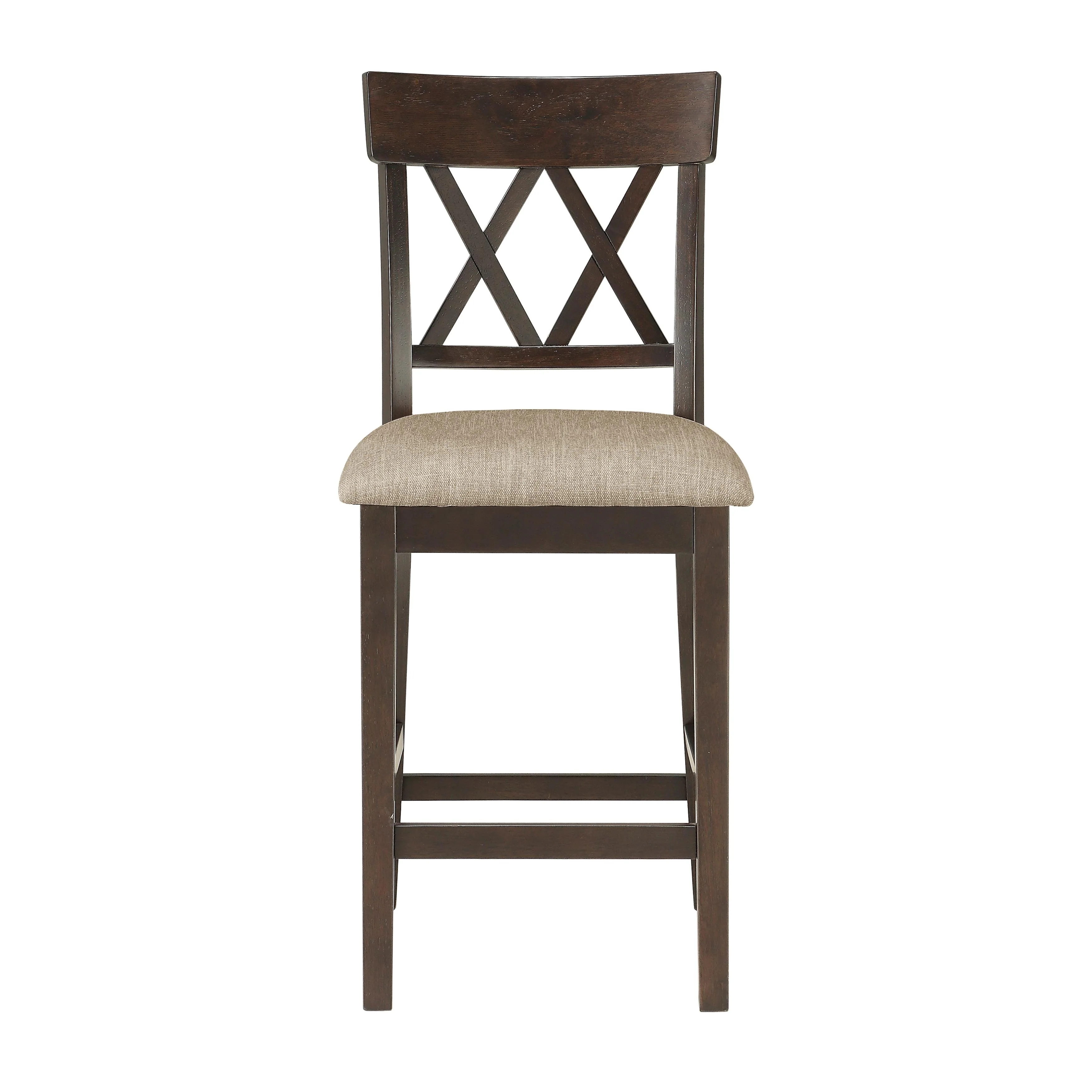 Homelegance Balin 5716-24S2 Counter Height Chair, Double X Back - Image 1