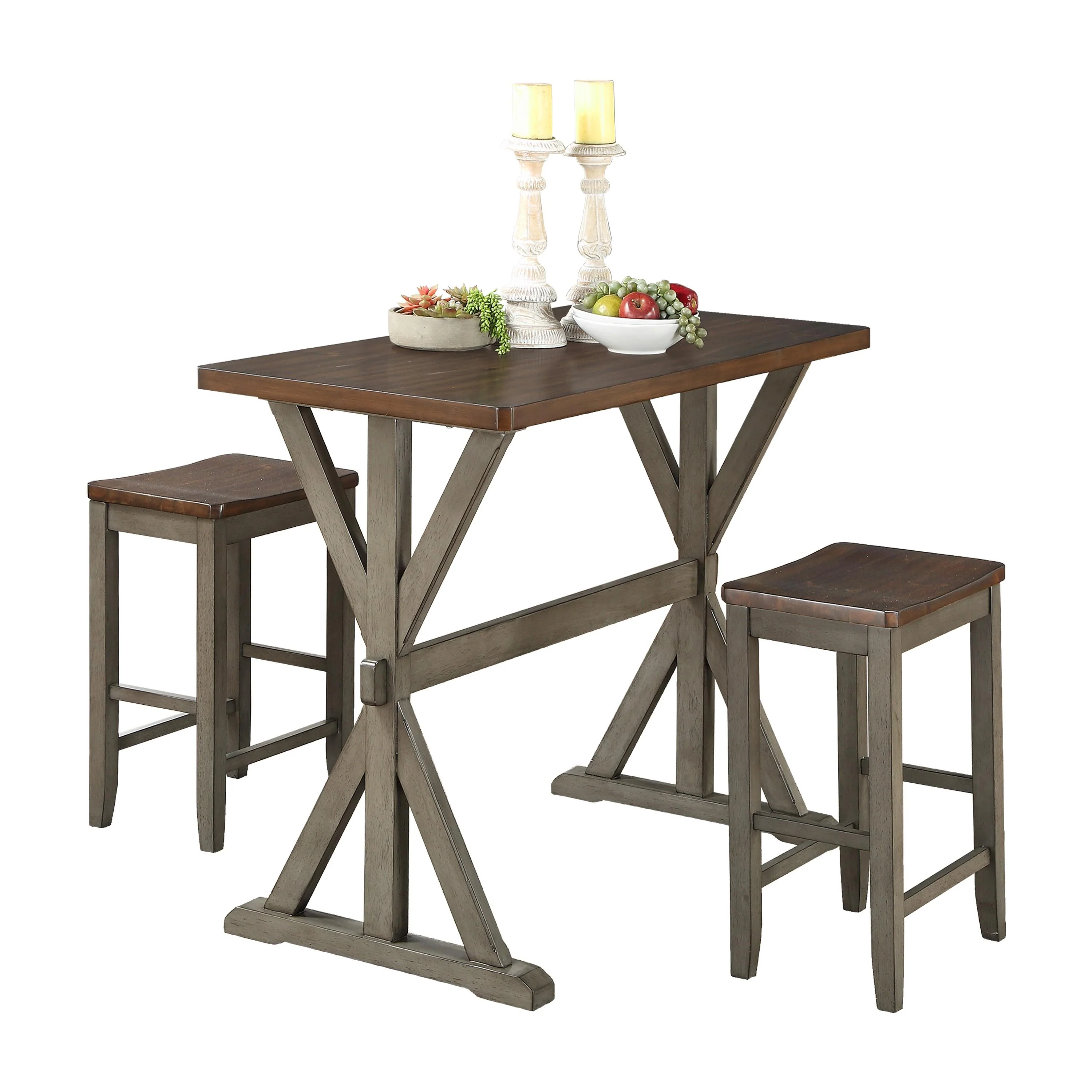 Homelegance Brisa 3 pc Counter Height Dinette 5717-32 - Image 1