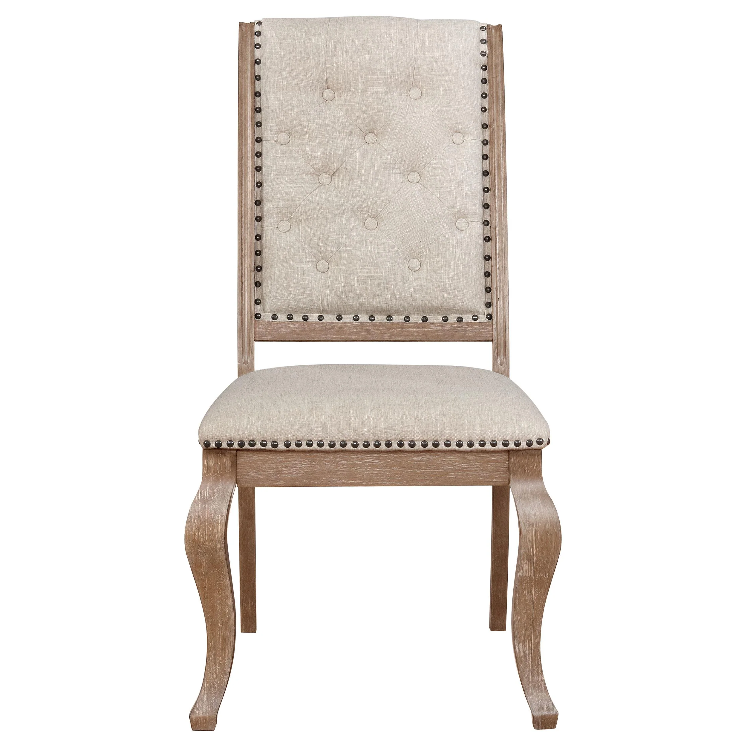 Coaster Furniture Brockway 110292 Upholstered Dining Chair - Barley Brown - Image 2