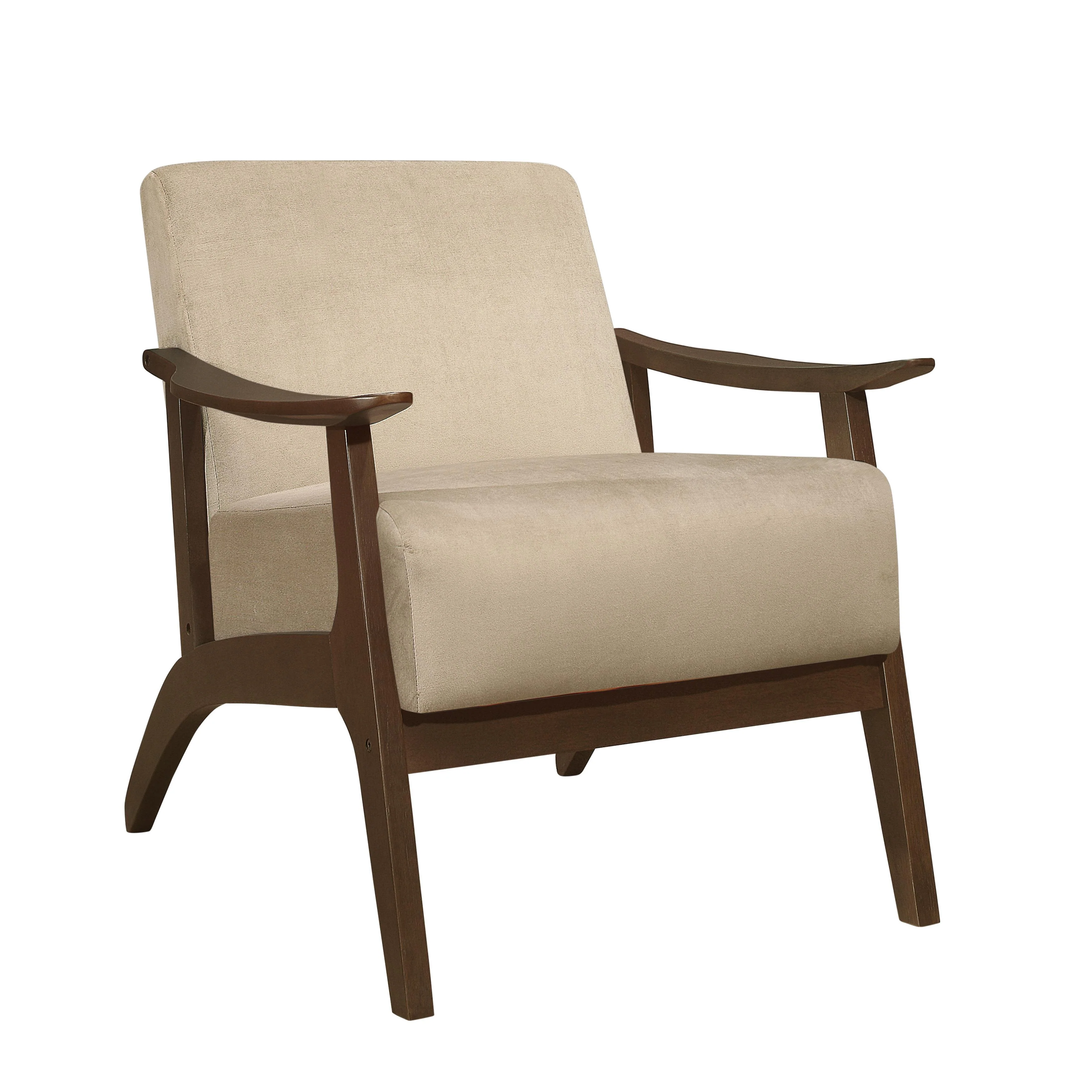 Homelegance Carlson 1032BR-1 Accent Chair - Light Brown - Image 1