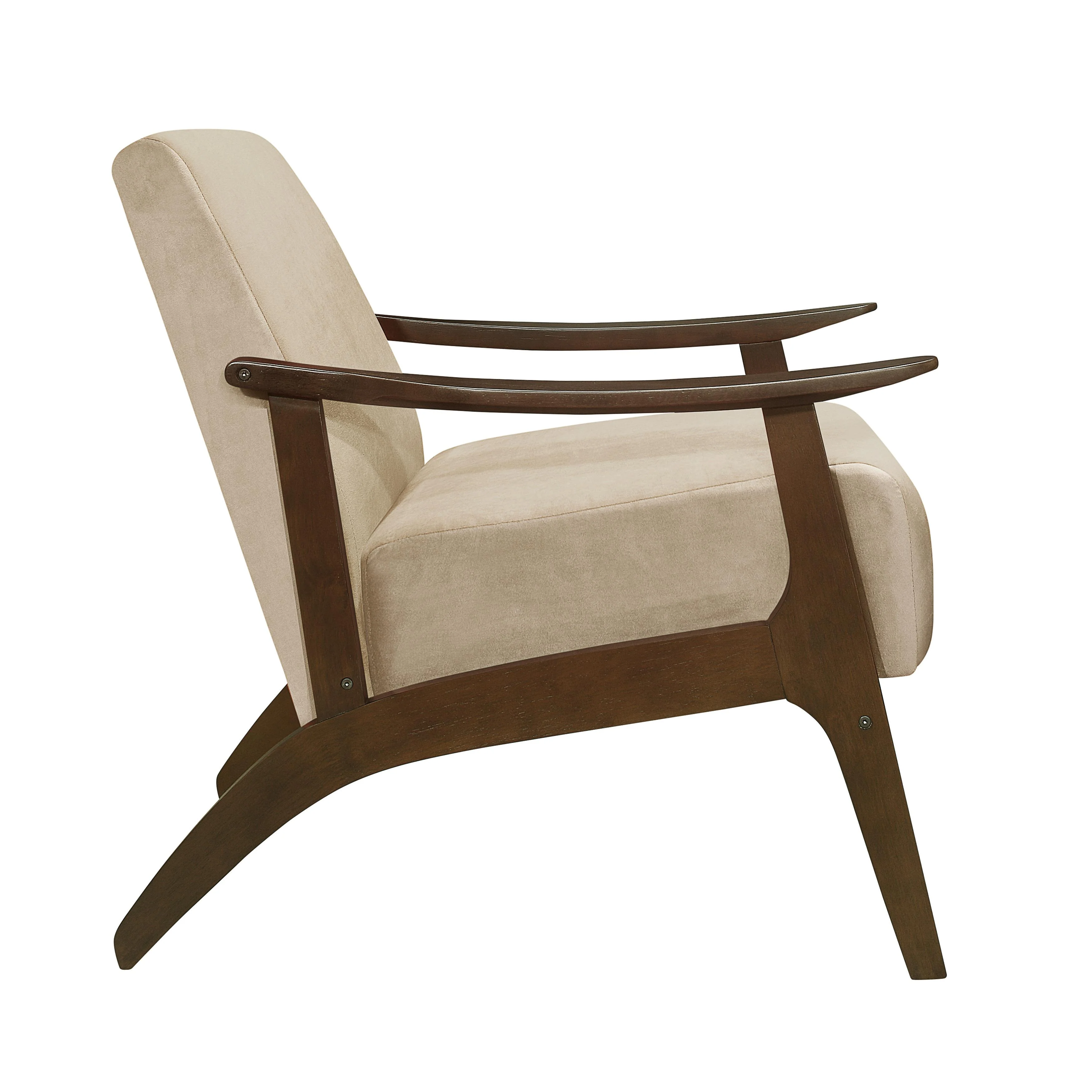 Homelegance Carlson 1032BR-1 Accent Chair - Light Brown - Image 3
