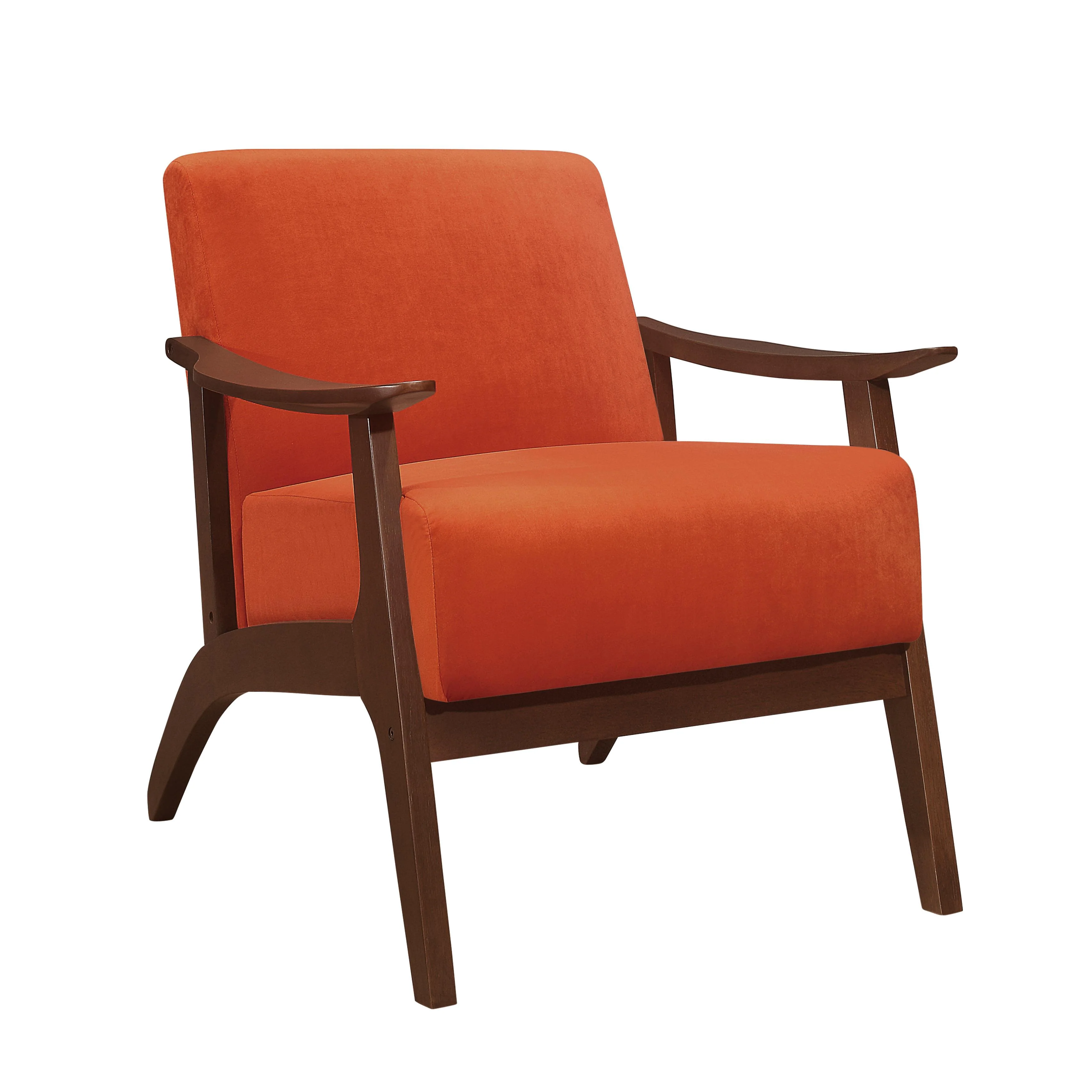 Homelegance Carlson 1032RN-1 Accent Chair - Orange - Image 1