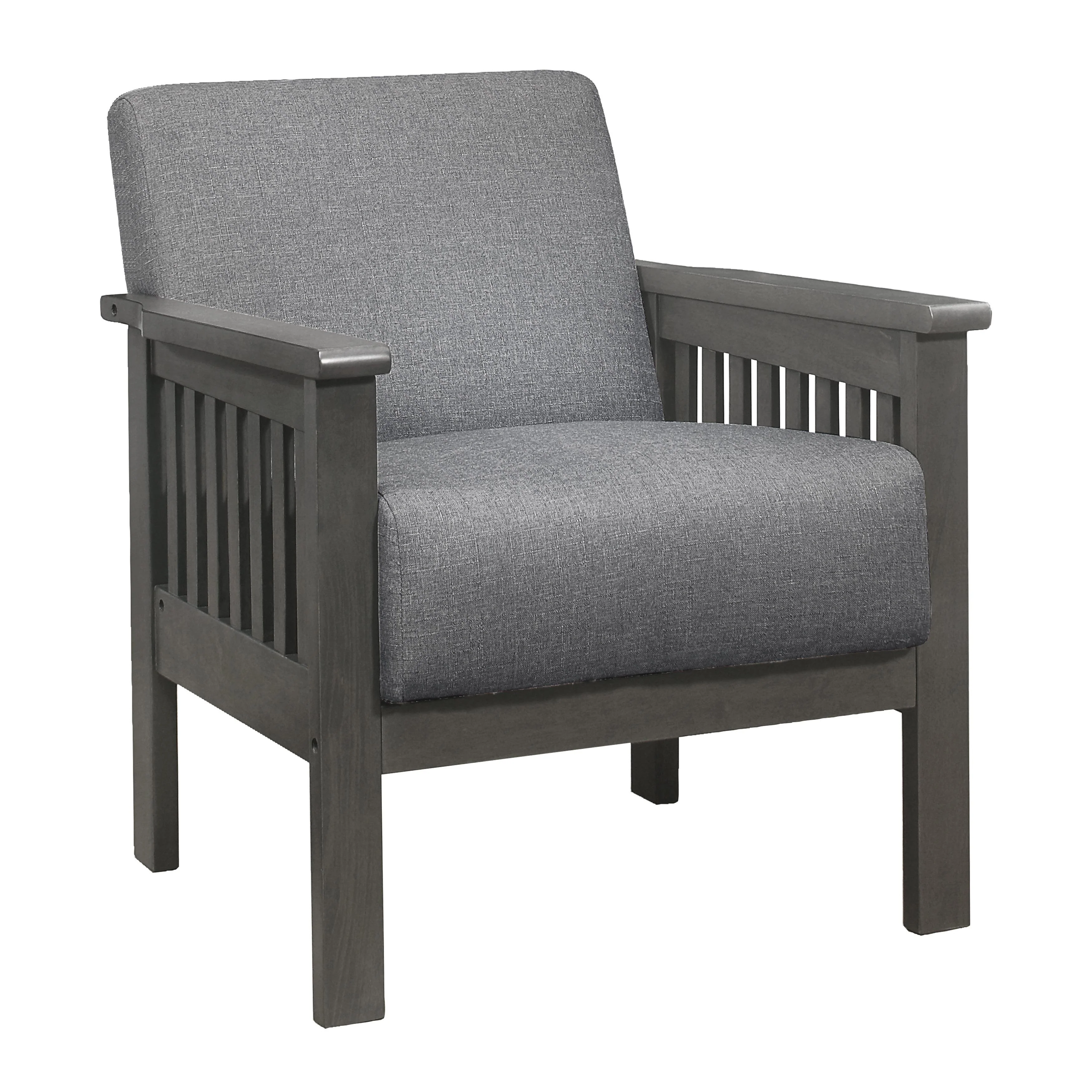 Homelegance Lewiston 1104GY-1 Accent Chair - Grey - Image 1