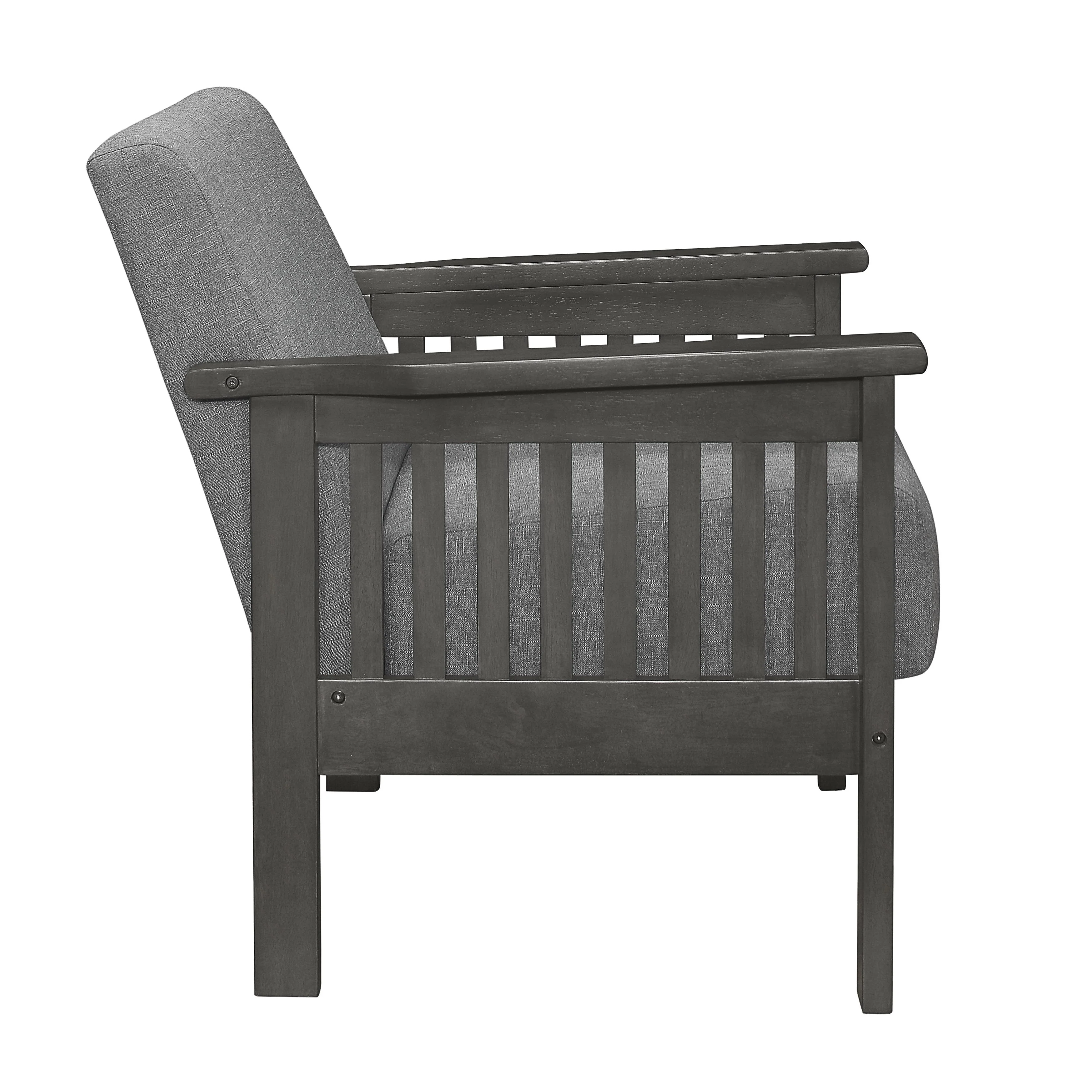 Homelegance Lewiston 1104GY-1 Accent Chair - Grey - Image 3