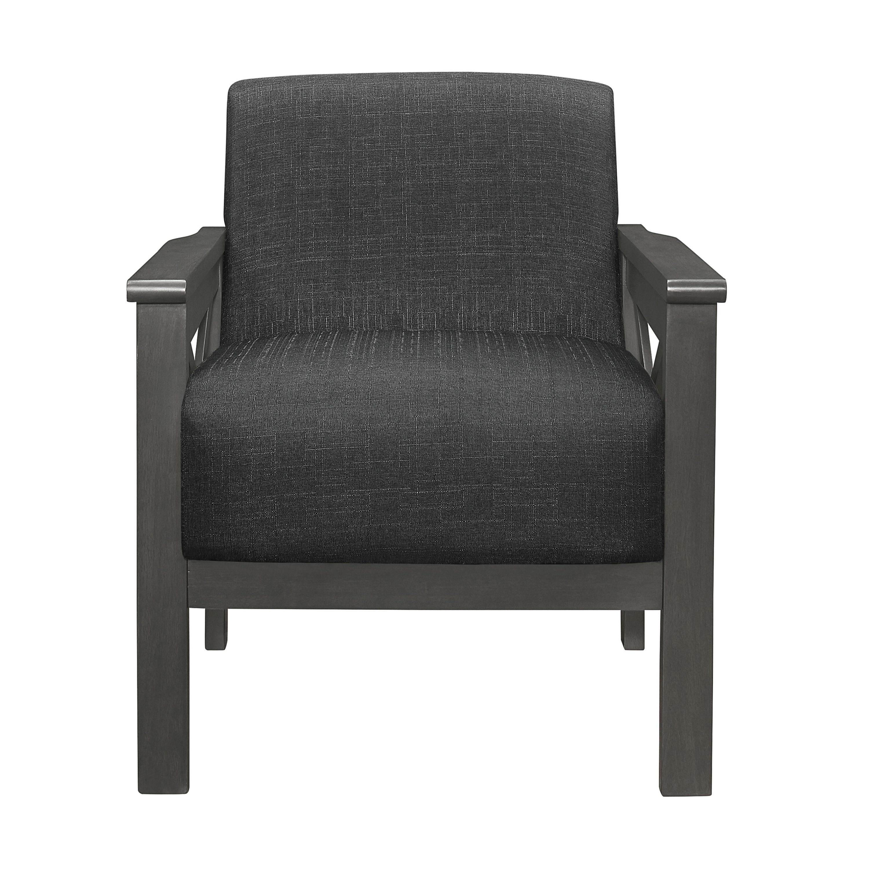 Homelegance Herriman Stationary Fabric Accent Chair 1105DG-1 - Image 2
