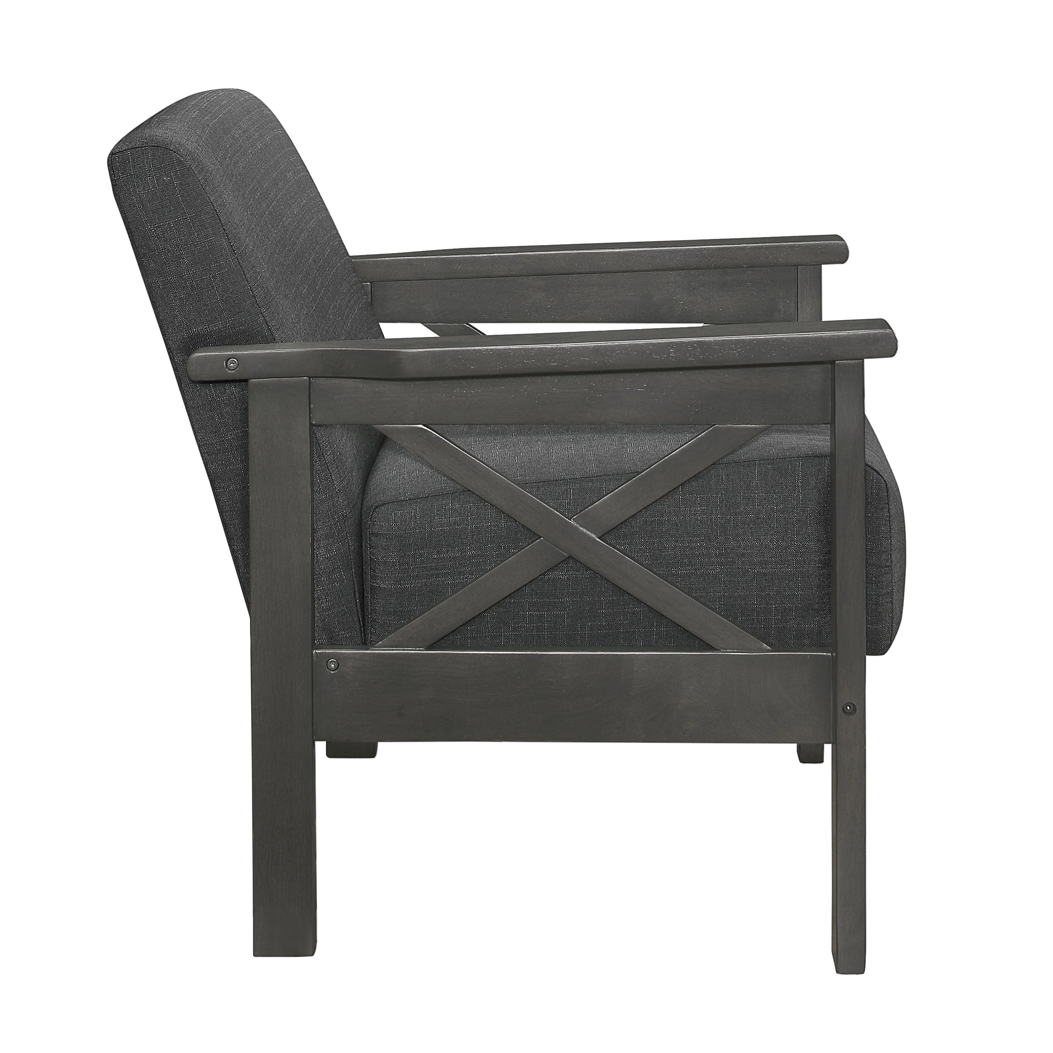 Homelegance Herriman Stationary Fabric Accent Chair 1105DG-1 - Image 3