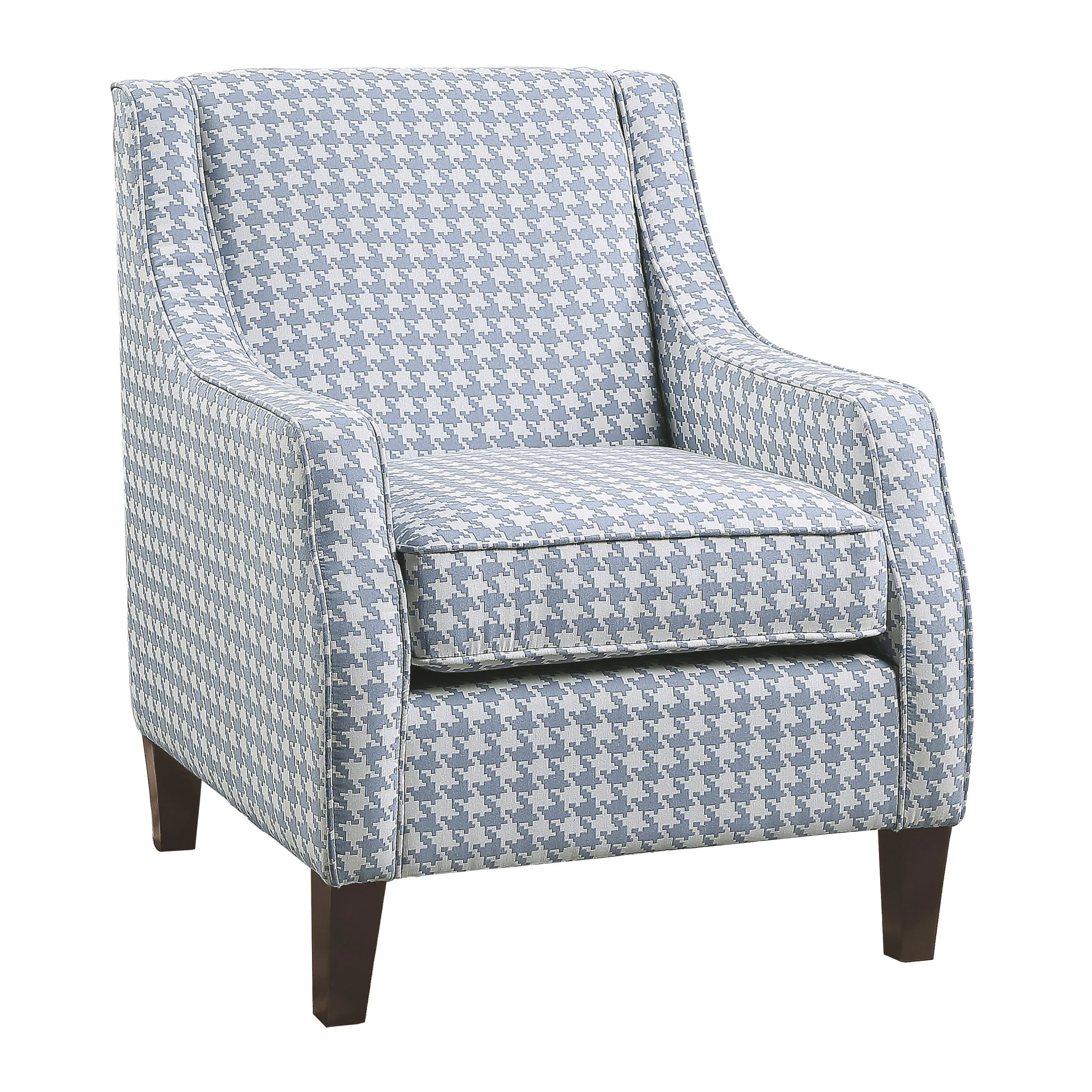 Homelegance Fischer Stationary Fabric Accent Chair 1110BU-1 - Image 2