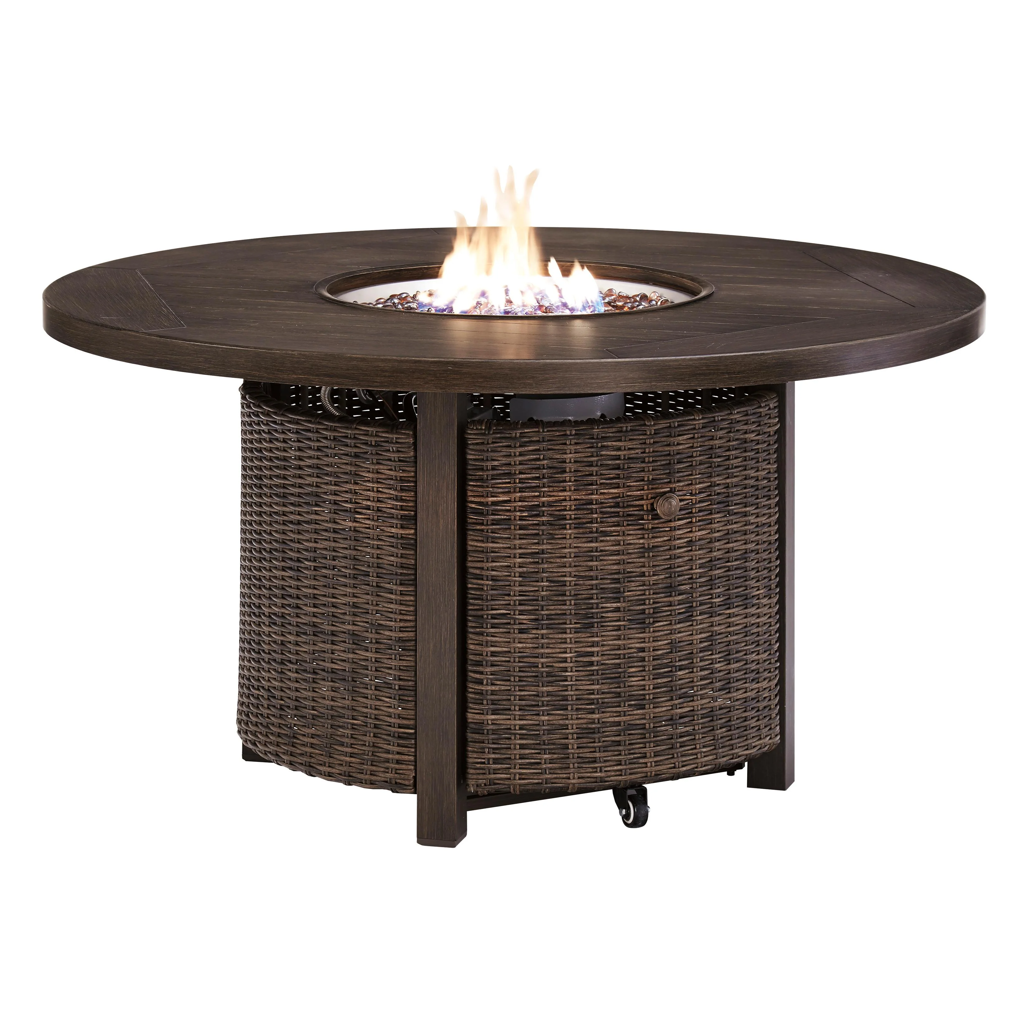 Signature Design by Ashley Paradise Trail P750-776 Round Fire Pit Table - Image 2