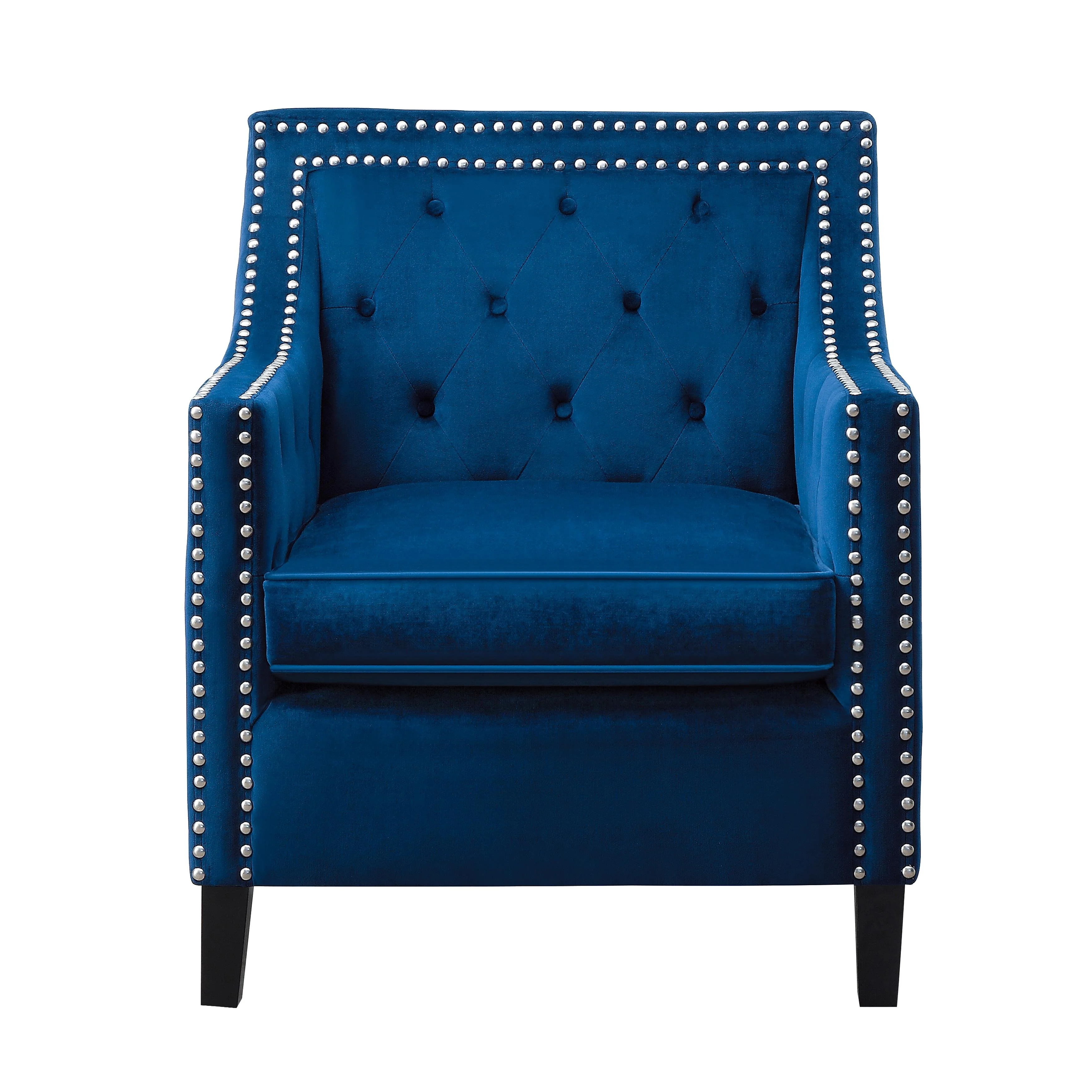 Homelegance Grazioso 1297NV-1NN Accent Chair - Navy - Image 1