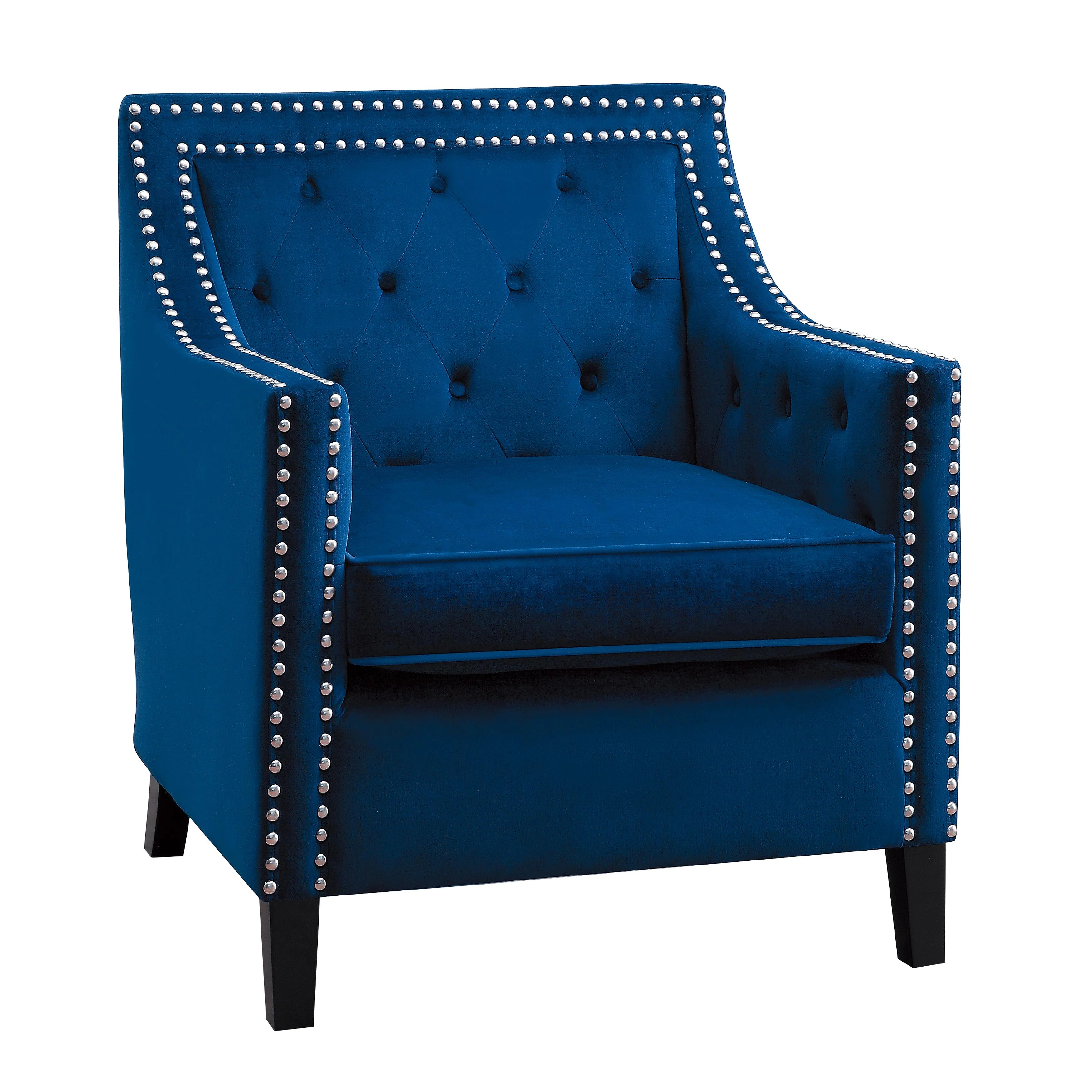 Homelegance Grazioso 1297NV-1NN Accent Chair - Navy - Image 2