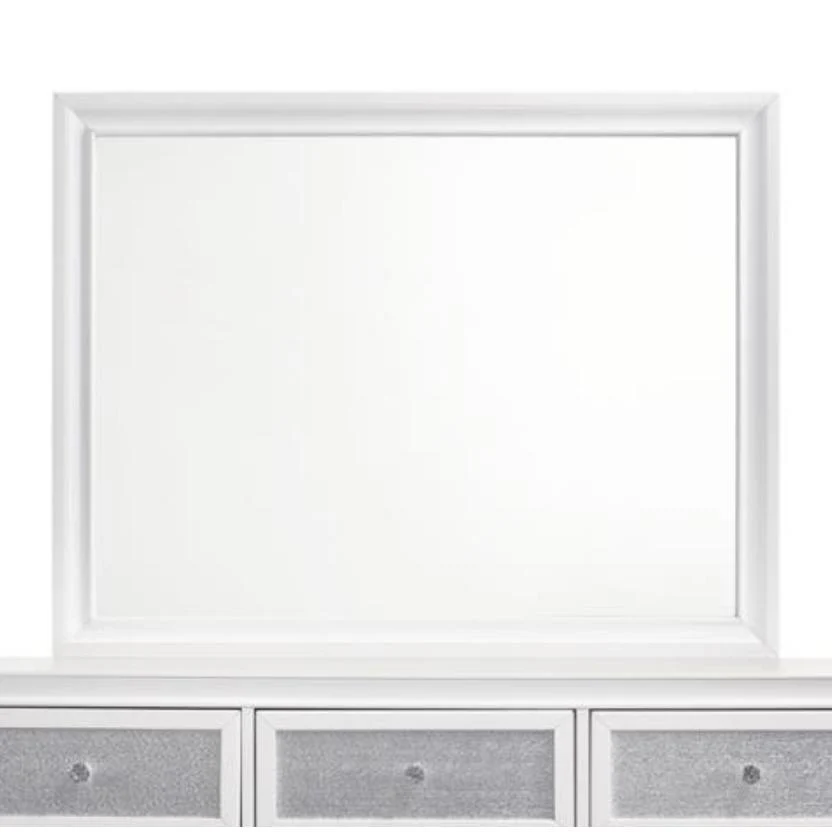 Coaster Furniture Barzini 205894 Dresser Mirror - White - Image 1