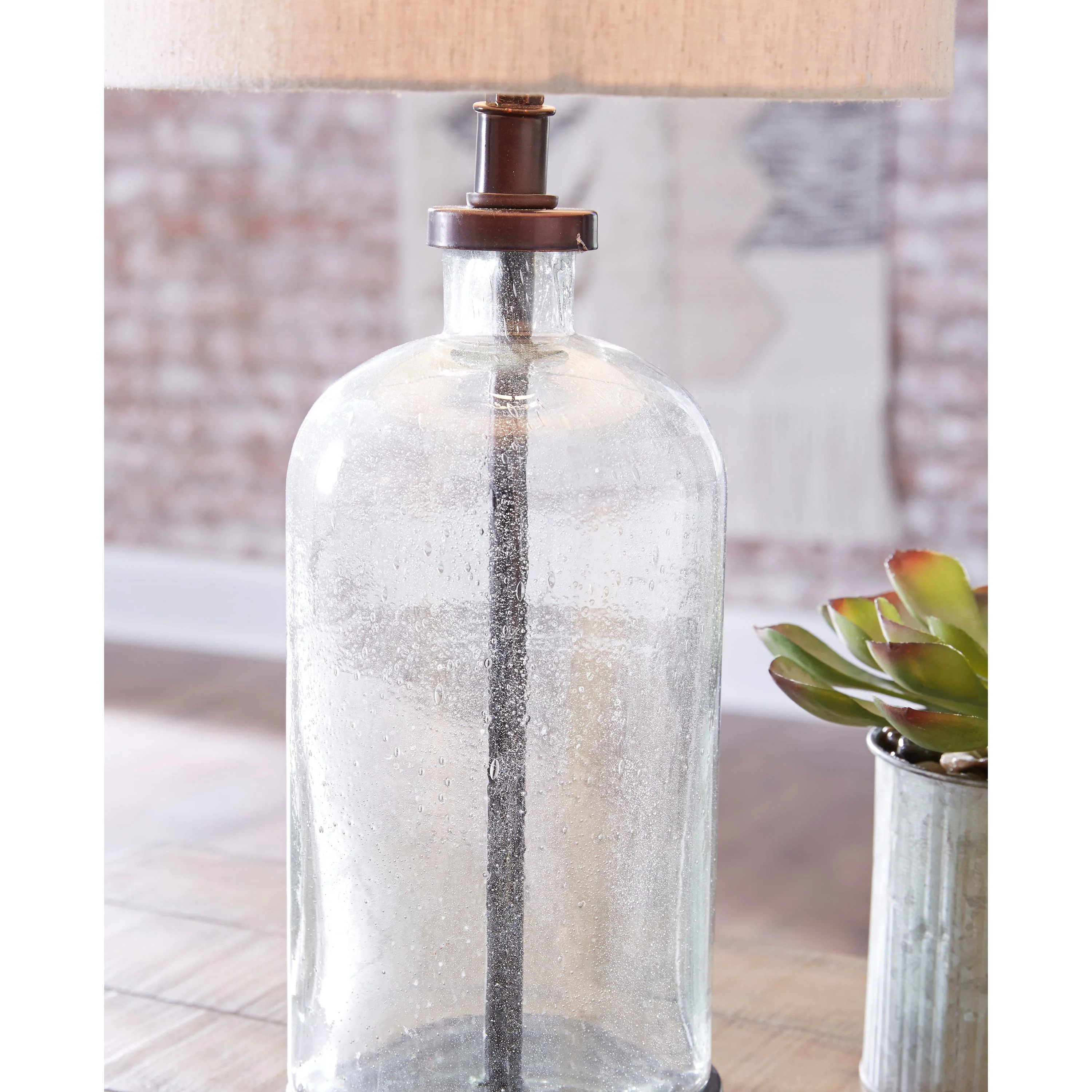 Signature Design by Ashley Bandile L430674 Glass Table Lamp - Image 2