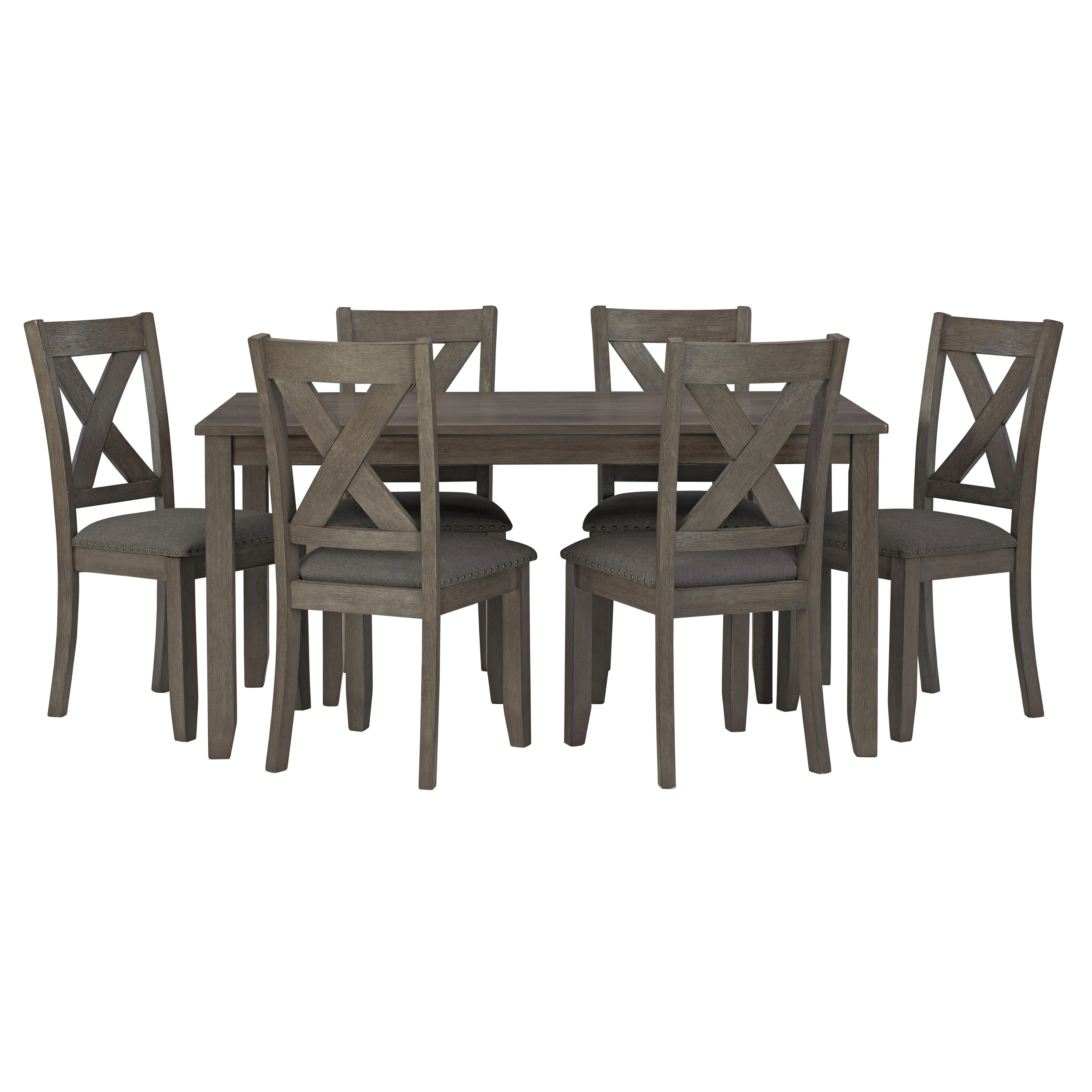 Signature Design by Ashley Caitbrook D388-425 Rectangular Dining Room Table Set - Image 2