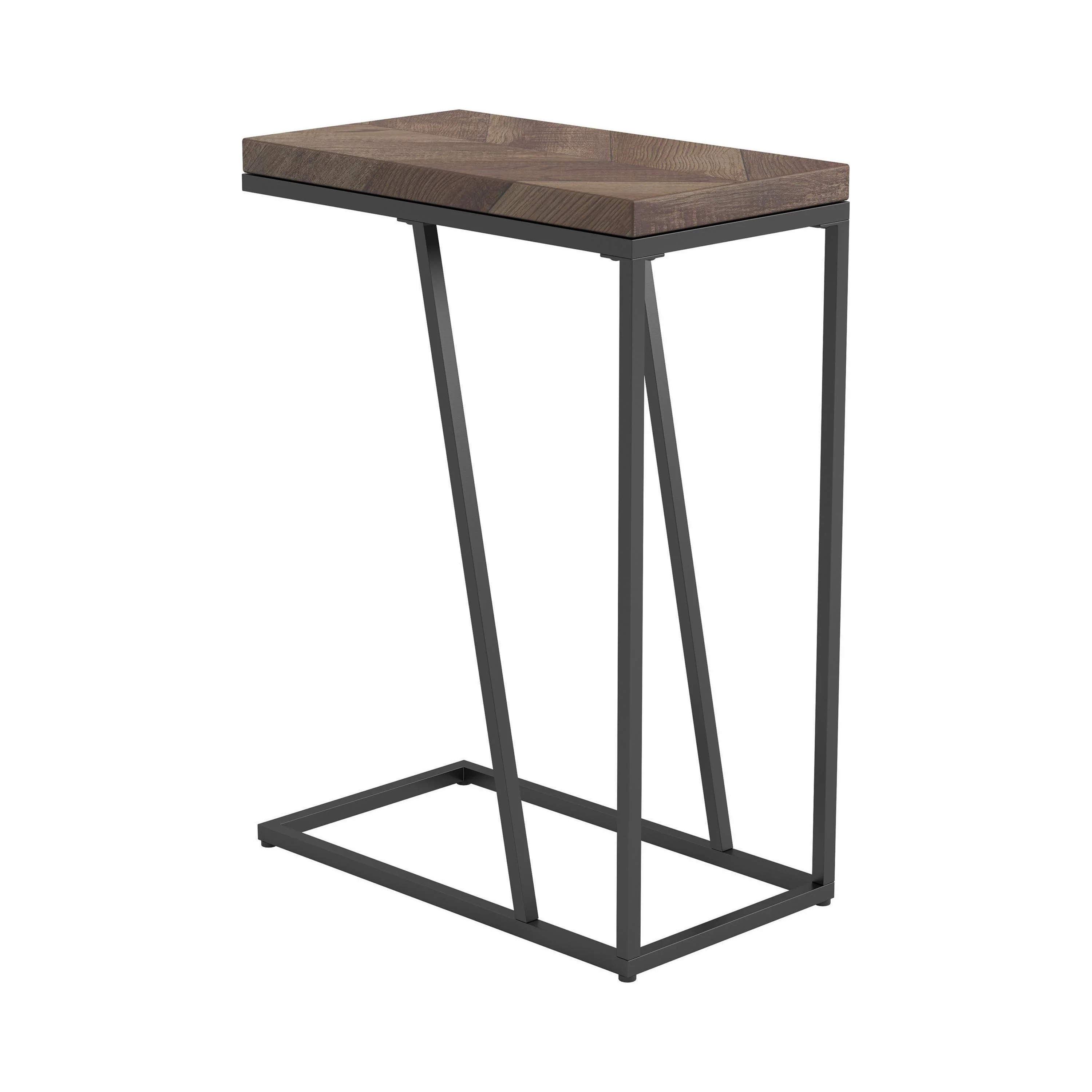 Coaster Furniture Sergio 931147 Engineered Wood C-Shaped Side Table - Rustic Tobacco - Image 1
