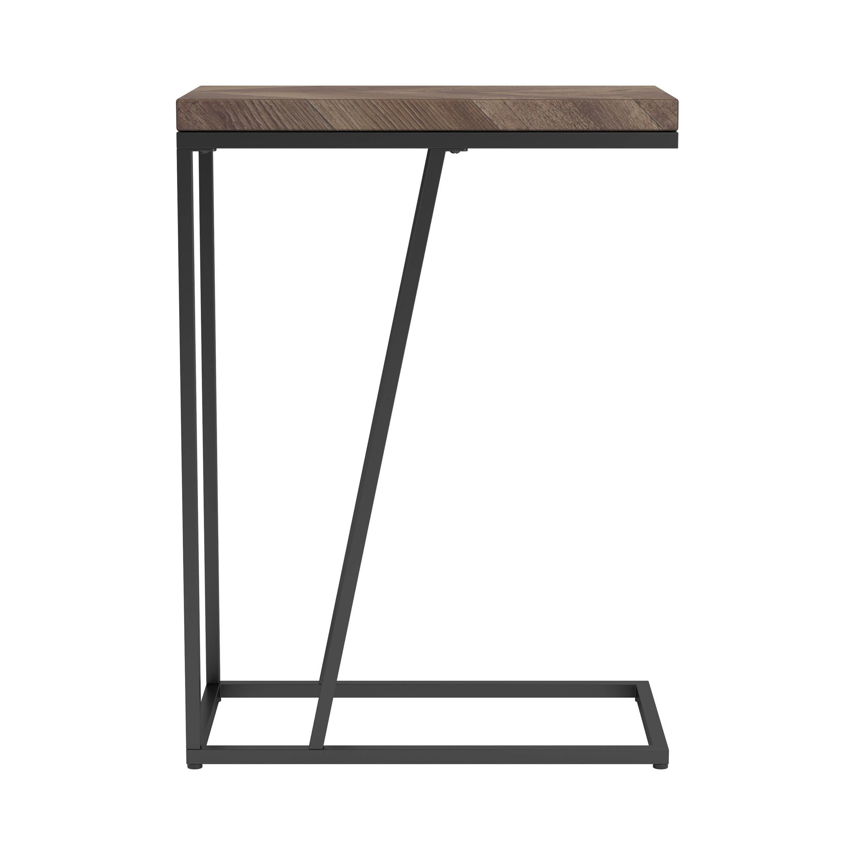 Coaster Furniture Sergio 931147 Engineered Wood C-Shaped Side Table - Rustic Tobacco - Image 3