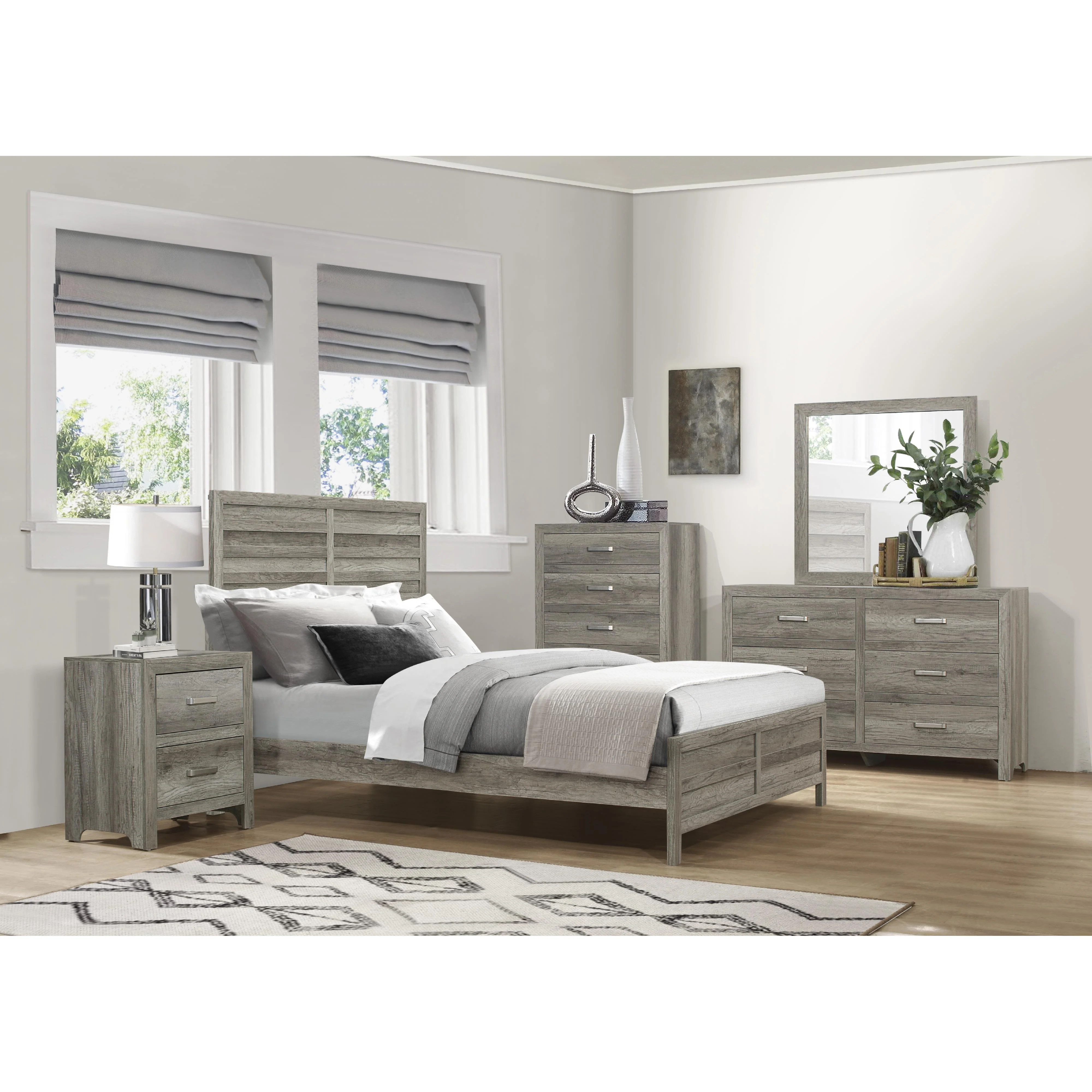 Homelegance Mandan 1910GY-1* Queen Bed - Image 3