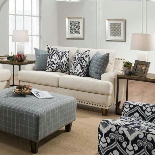 Franklin Brynwood Stationary Fabric Loveseat 86420 3932-29 - Image 1