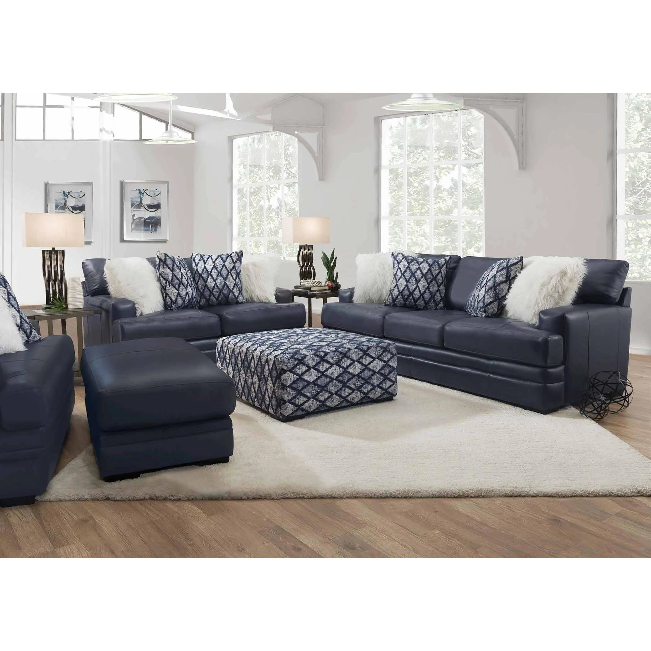 Franklin Sedona Fabric Ottoman 75018-3976-44 - Image 2