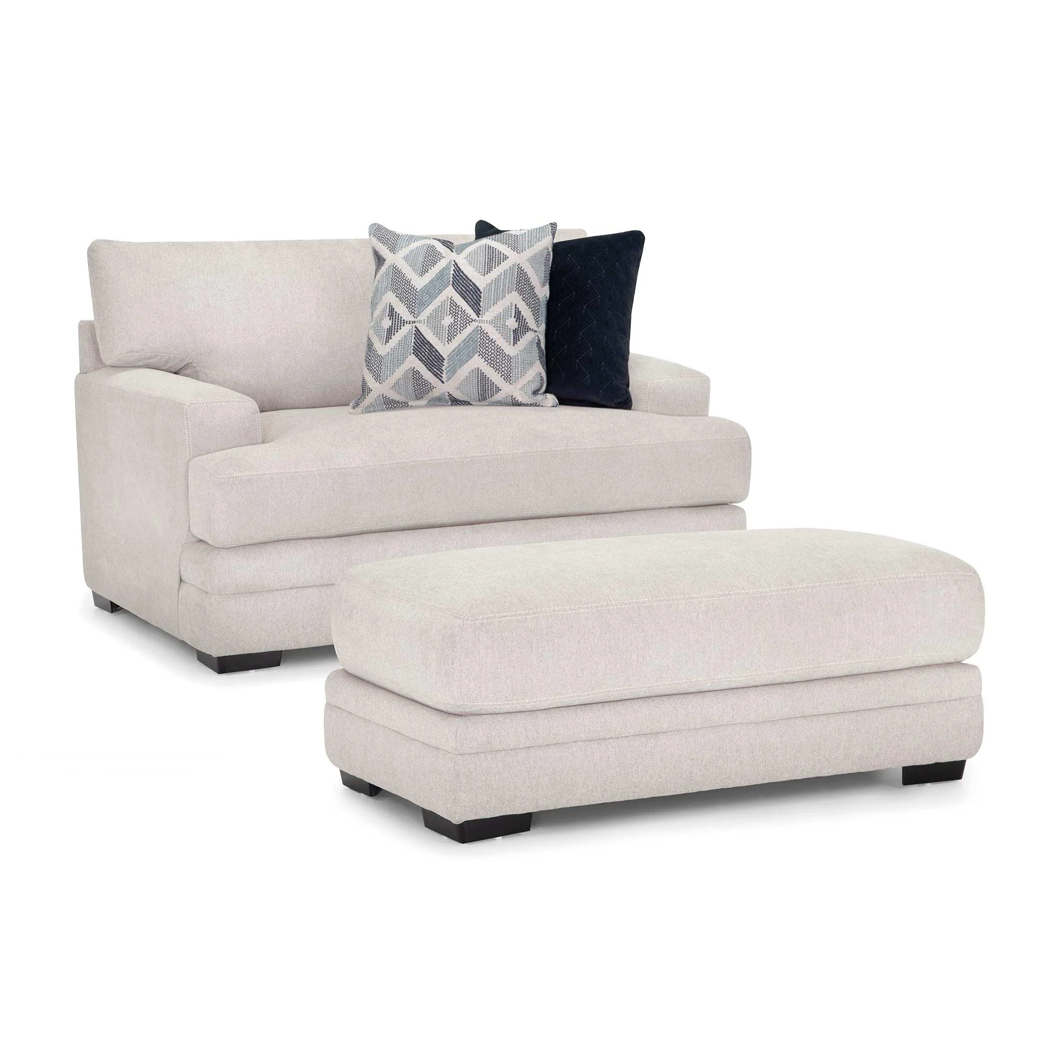 Franklin Laken Fabric Ottoman 96018 3903-27 - Image 2