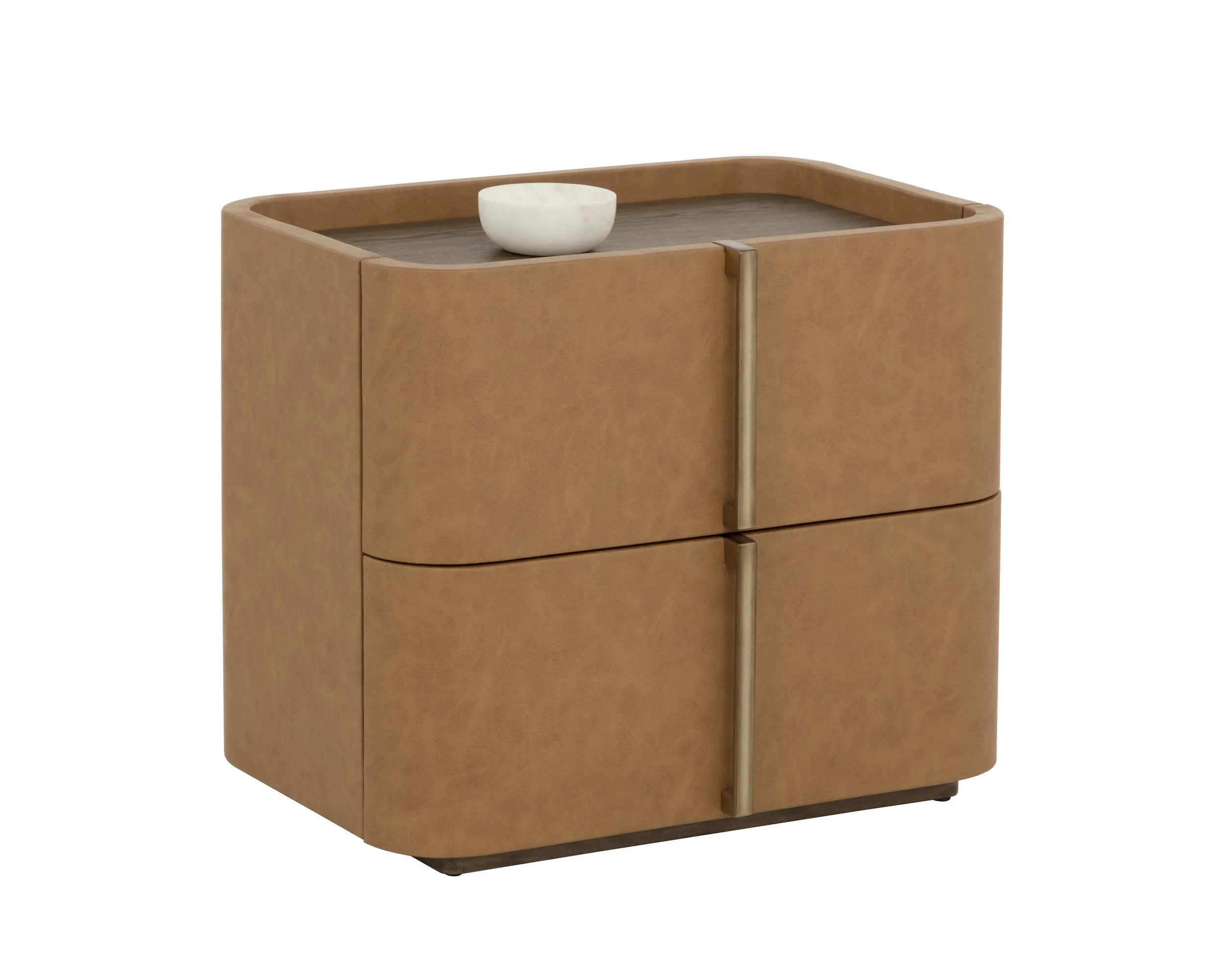 Jamille Nightstand – Small – Cognac