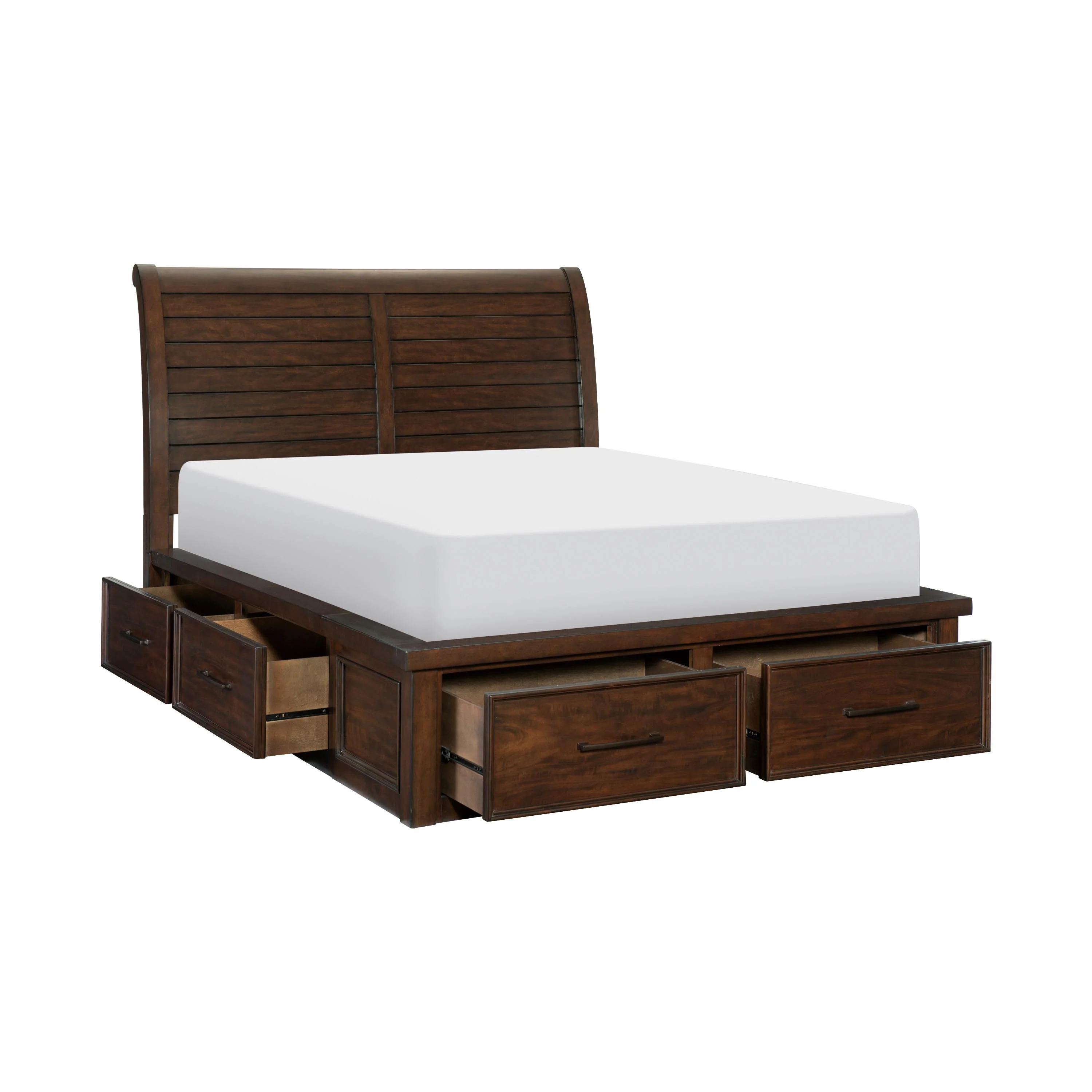 Homelegance Logandale 1559-1* Queen Platform Bed with Storage Footboard and Side Rails - Image 3