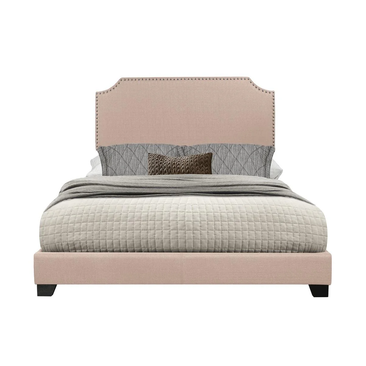 Homelegance Full Upholstered Bed SH235FBGE-1 - Image 1